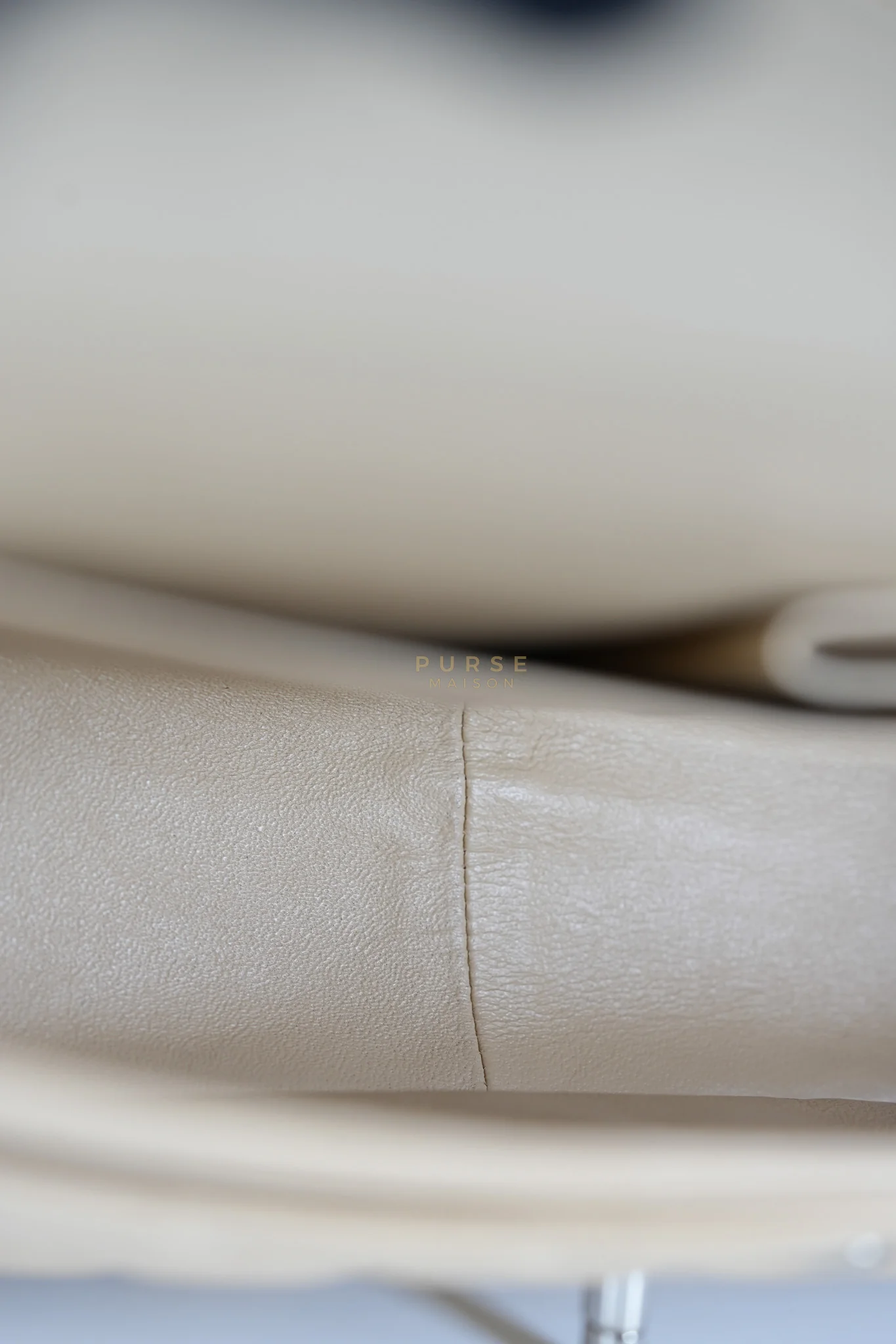 Chanel Classic Double Flap Jumbo Beige Clair Caviar Leather Silver Hardware (Series 17) - Image 35