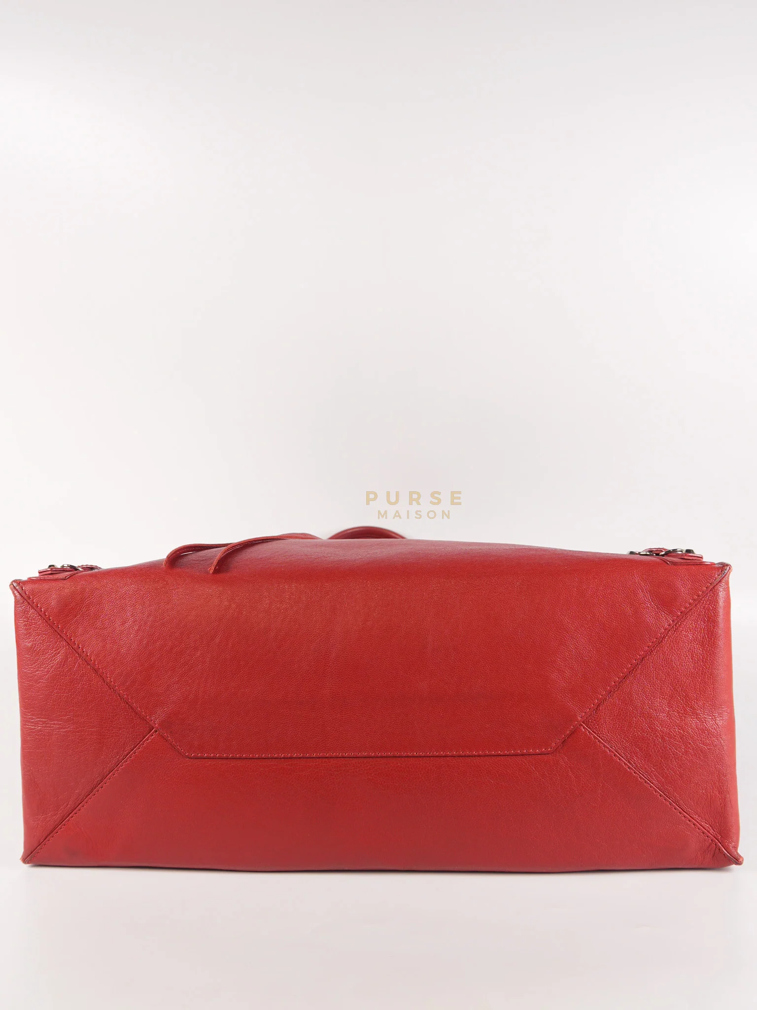 Balenciaga Papier A4 40 in Red Calfskin Leather Tote Bag - Image 7