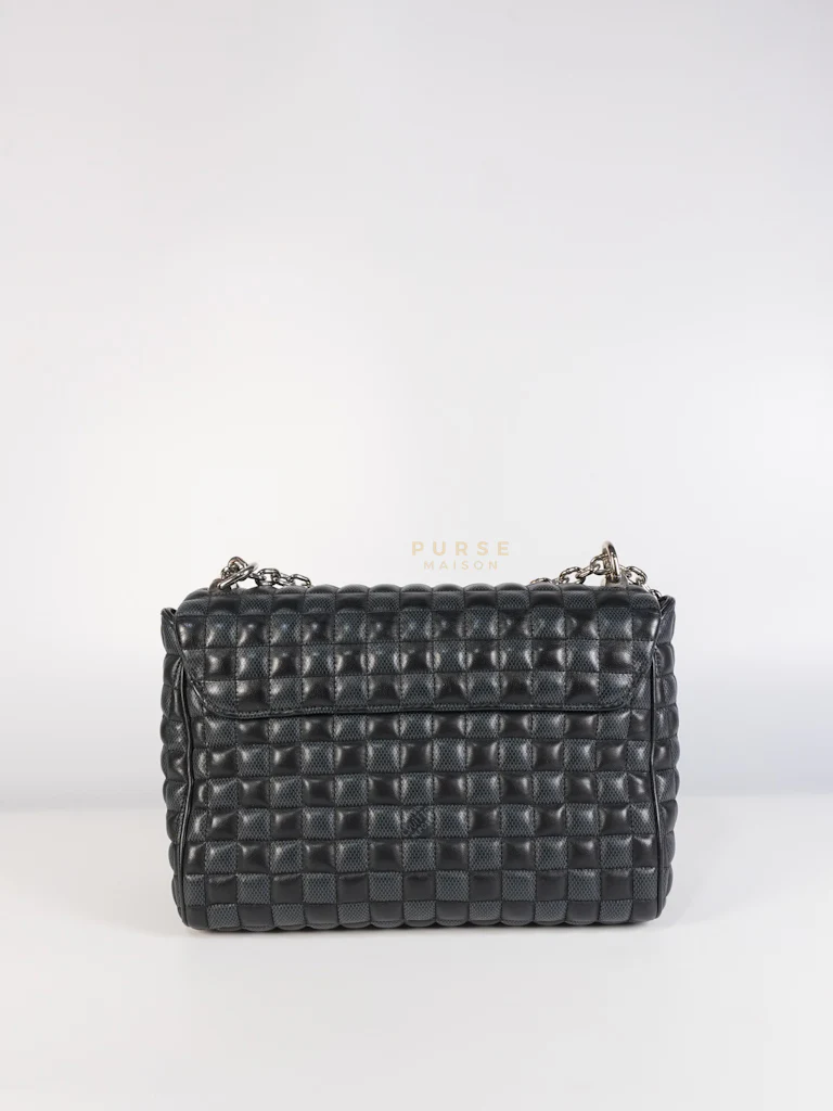 Louis Vuitton Twist Lock MM in Damier Graphite Calf Leather (Microchipped) - Image 4