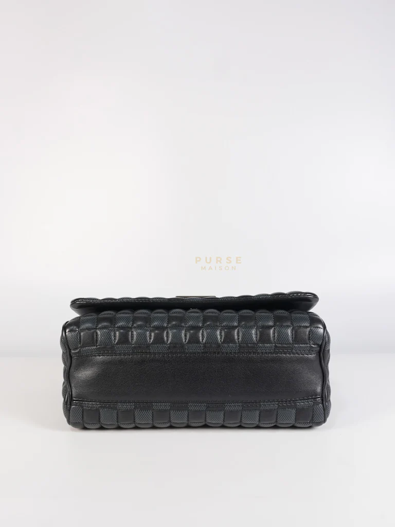 Louis Vuitton Twist Lock MM in Damier Graphite Calf Leather (Microchipped) - Image 7