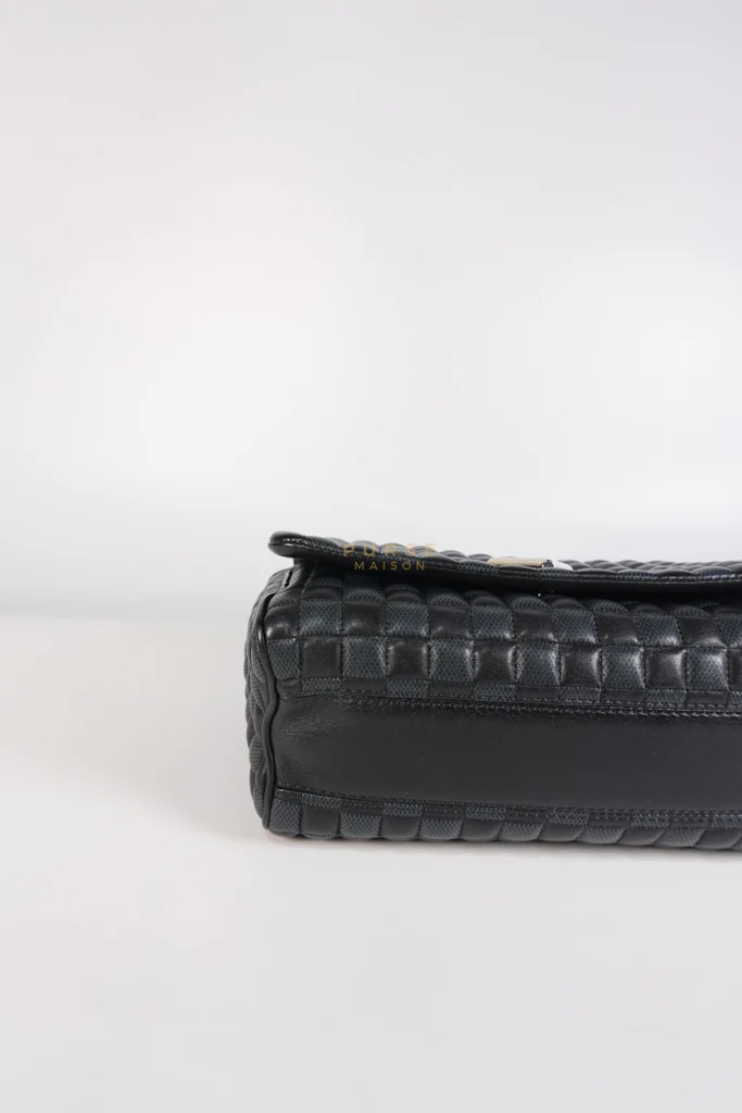 Louis Vuitton Twist Lock MM in Damier Graphite Calf Leather (Microchipped) - Image 9