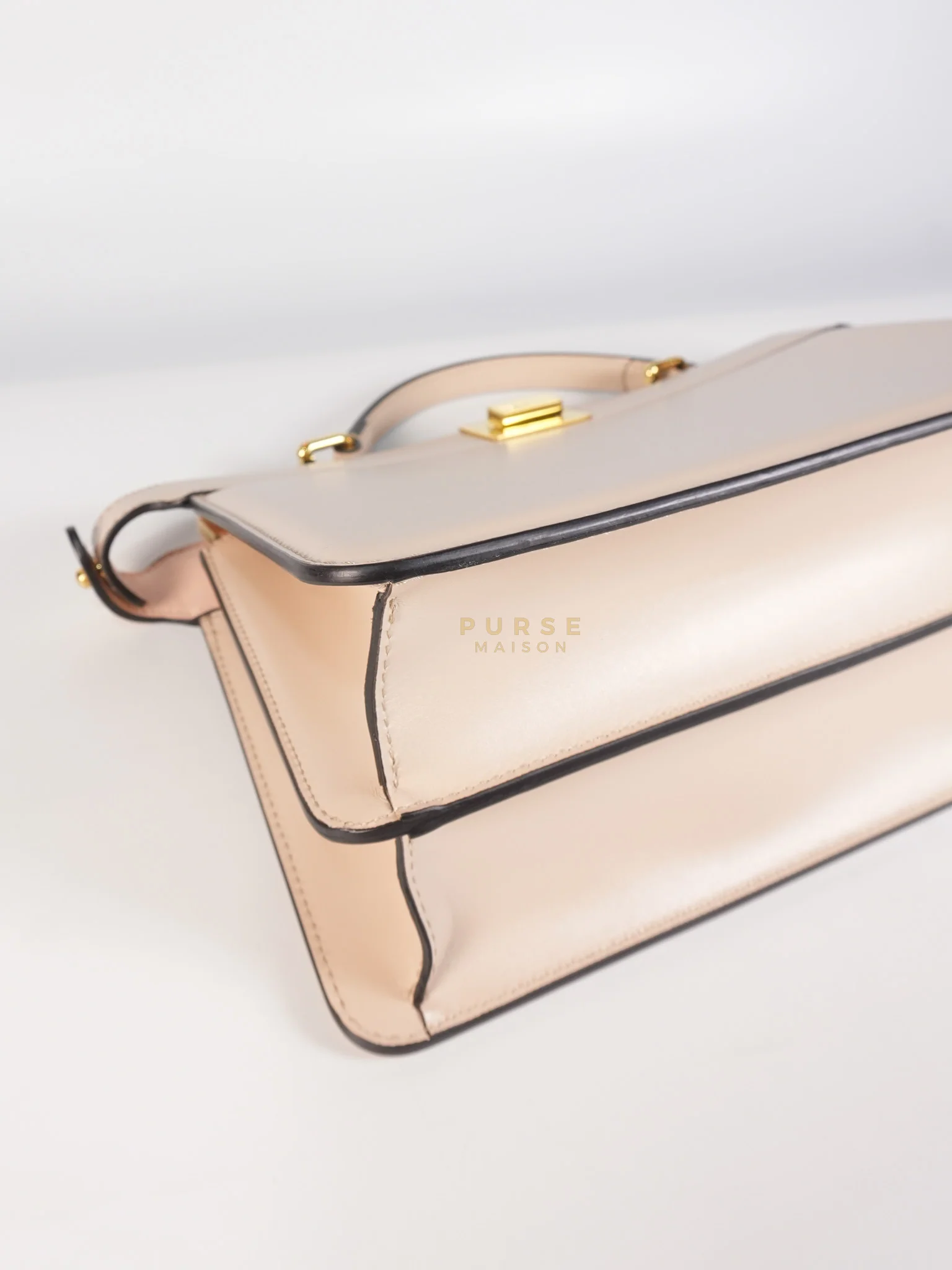 Fendi Peekaboo I See U East West Nappa Pink Leather - Image 13