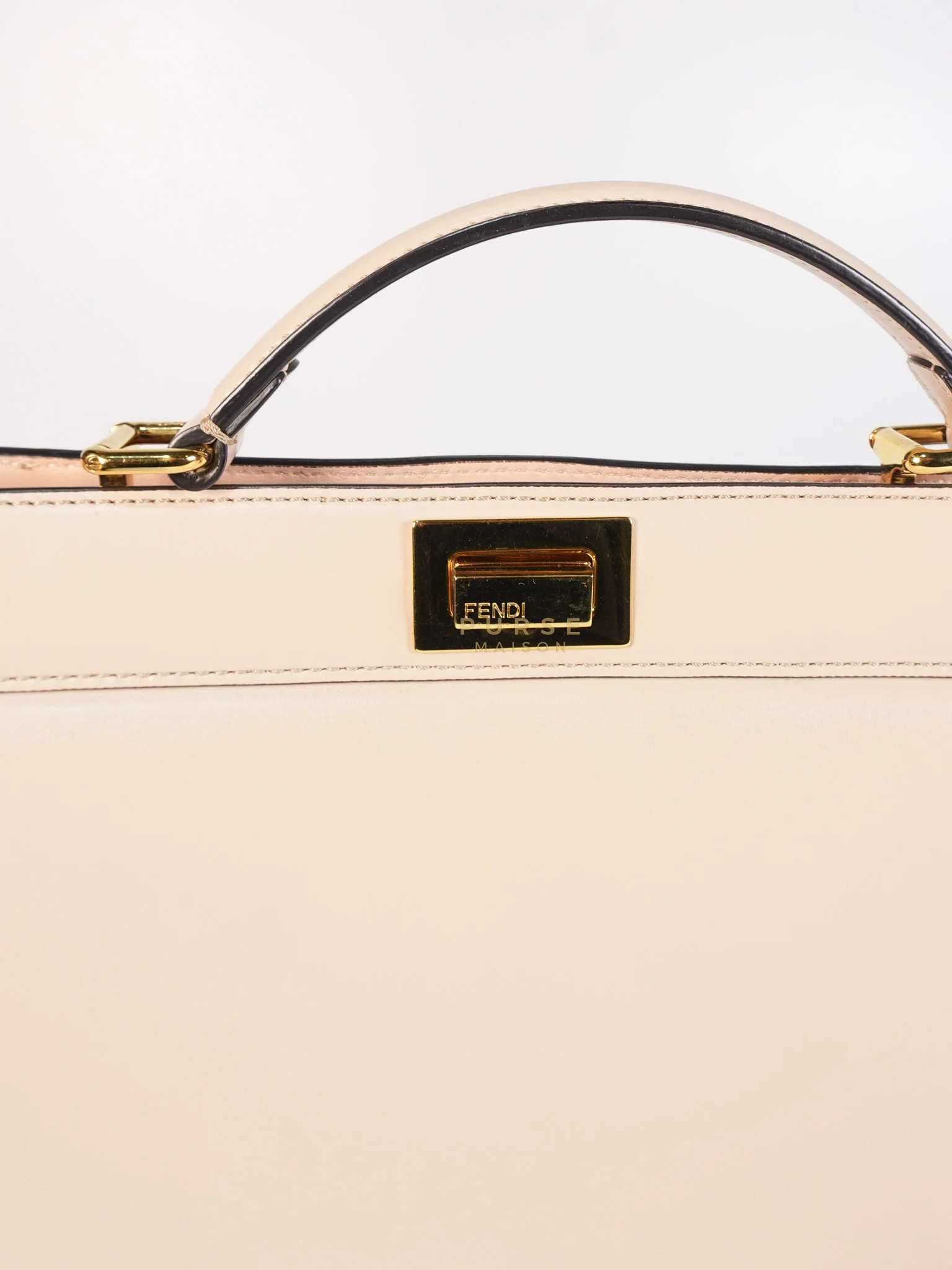 Fendi Peekaboo I See U East West Nappa Pink Leather - Image 19