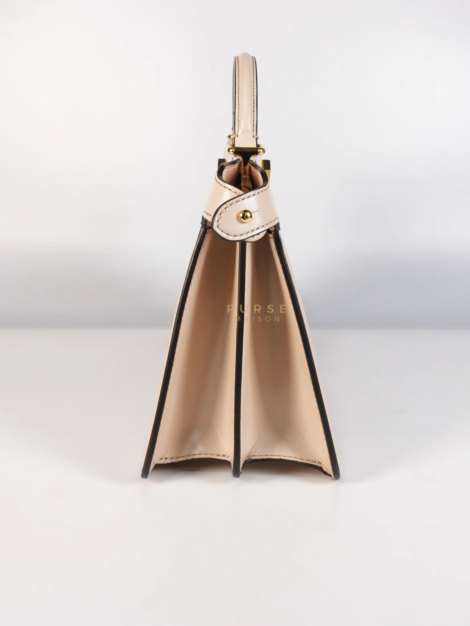 Fendi Peekaboo I See U East West Nappa Pink Leather - Image 6