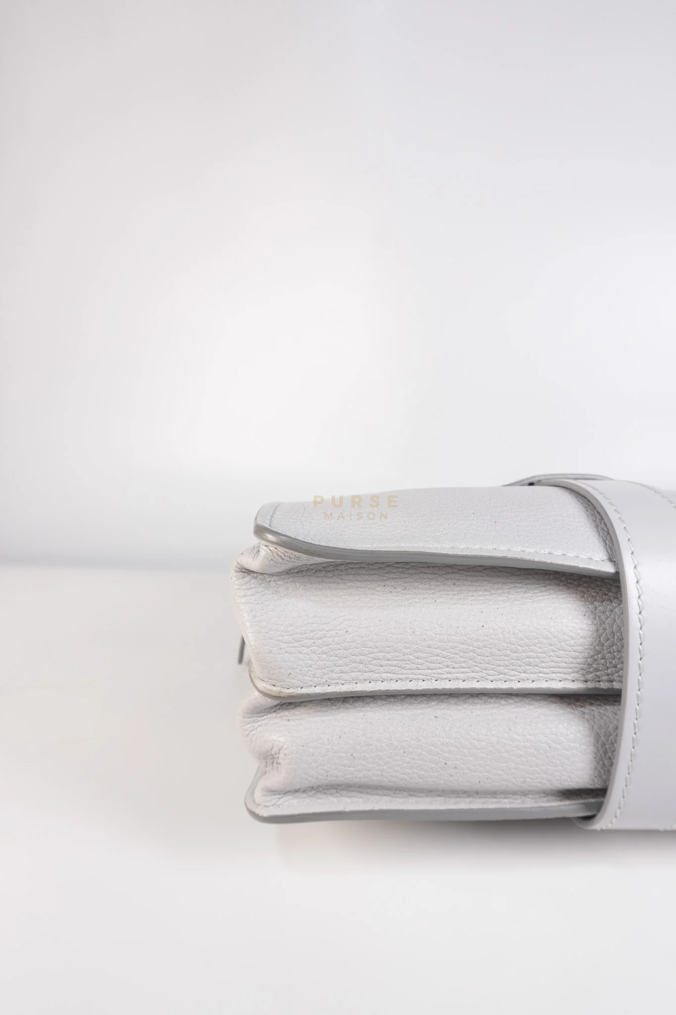 Chloe Aby Day Bag Small in Light Gray - Image 12