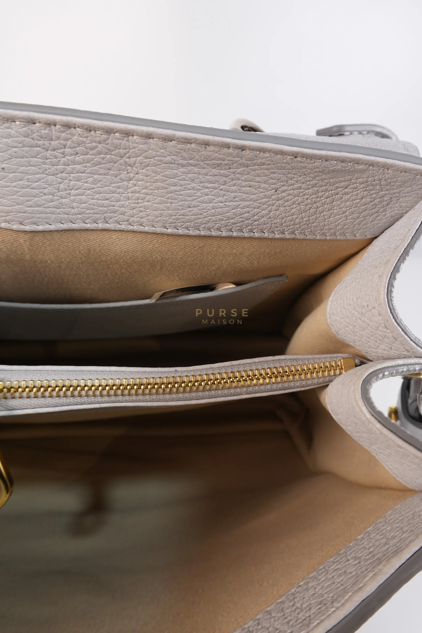 Chloe Aby Day Bag Small in Light Gray - Image 31