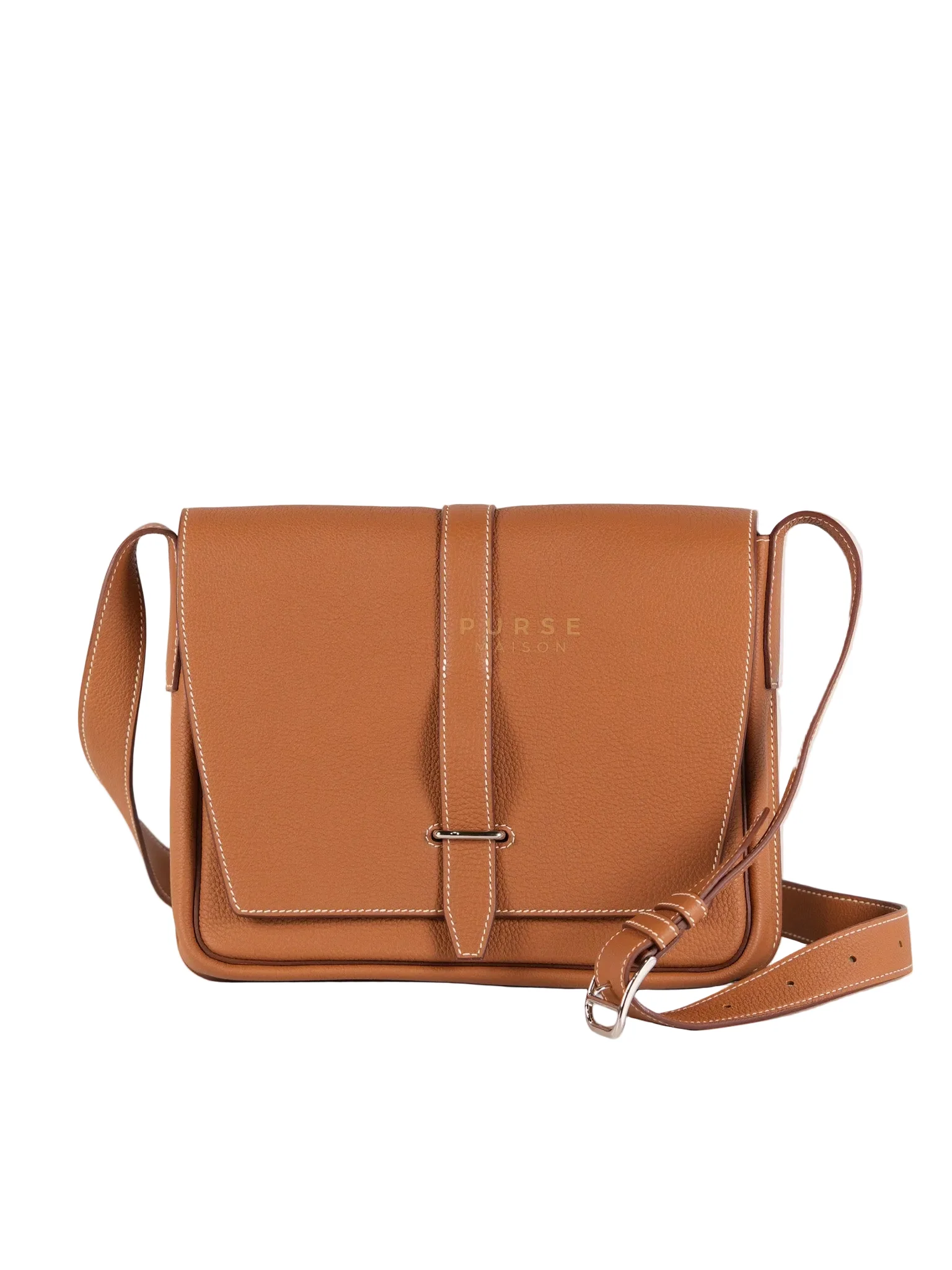 Hermes Steve Light Junior in Gold Togo Leather and Palladium Hardware Stamp Z (2021)