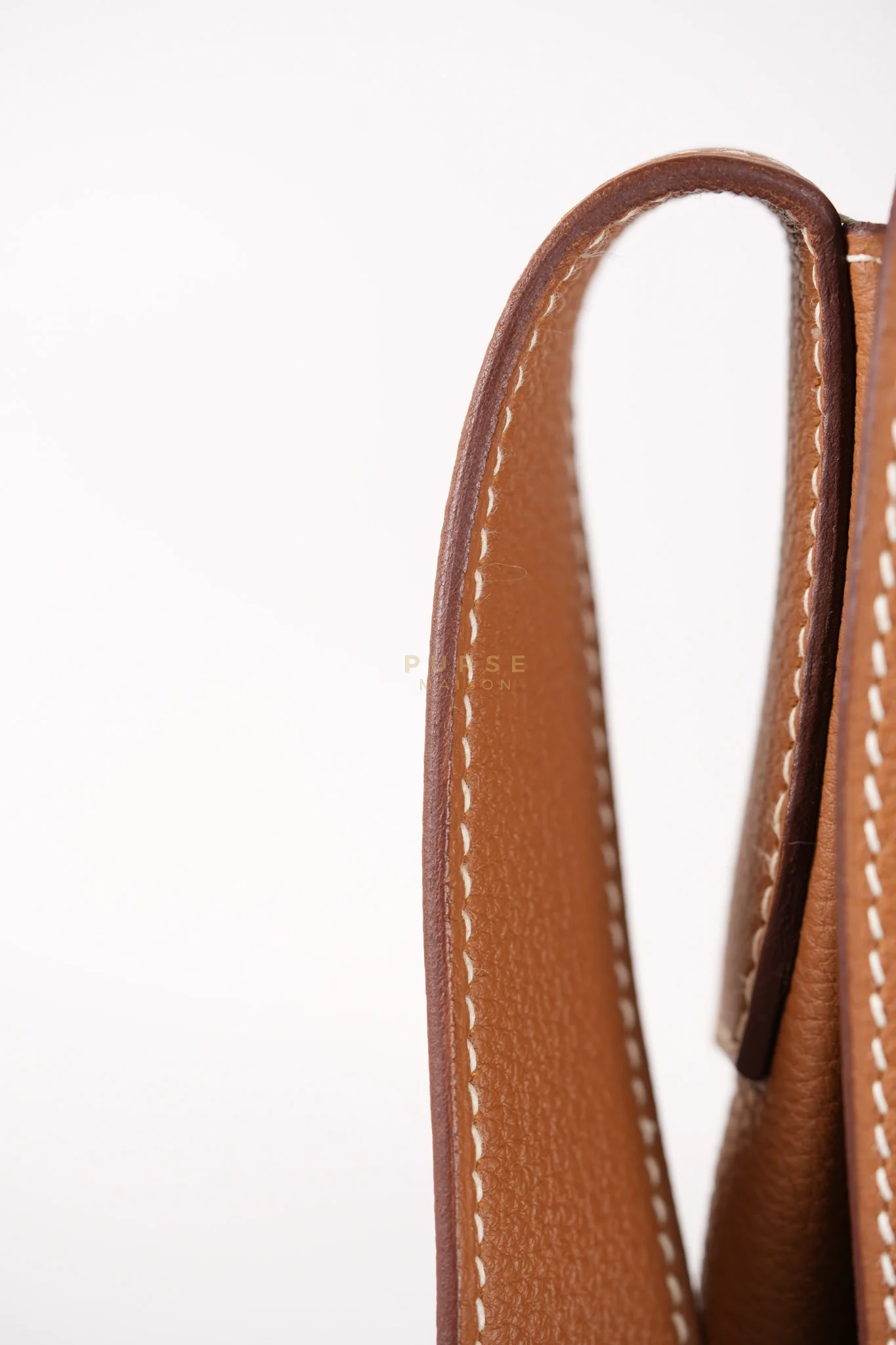 Hermes Steve Light Junior in Gold Togo Leather and Palladium Hardware Stamp Z (2021) - Image 21