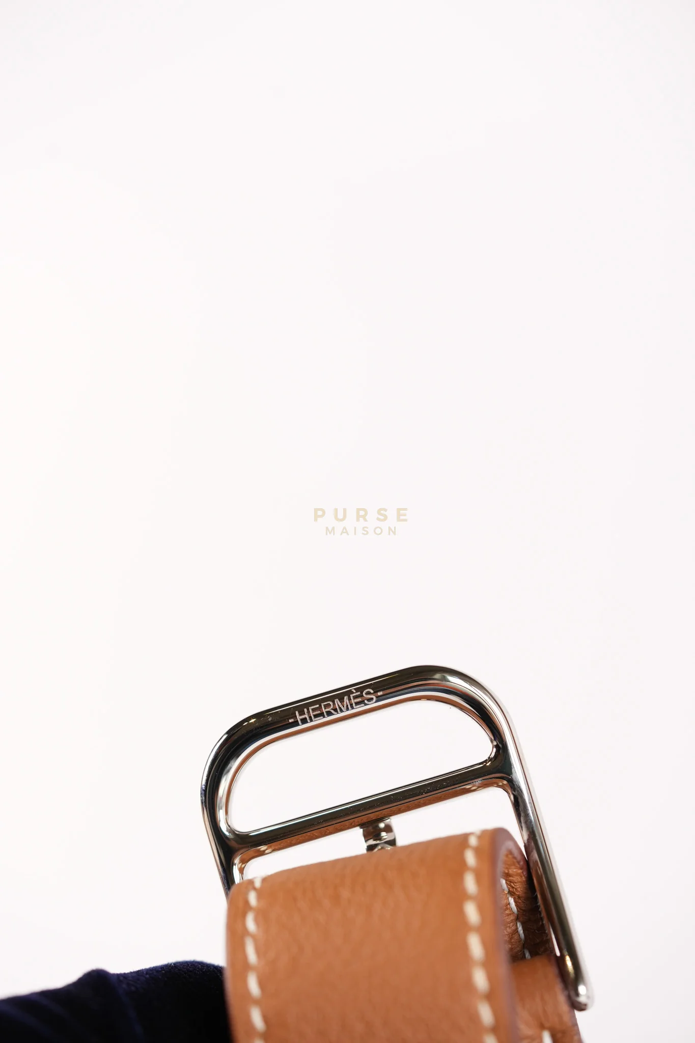 Hermes Steve Light Junior in Gold Togo Leather and Palladium Hardware Stamp Z (2021) - Image 23