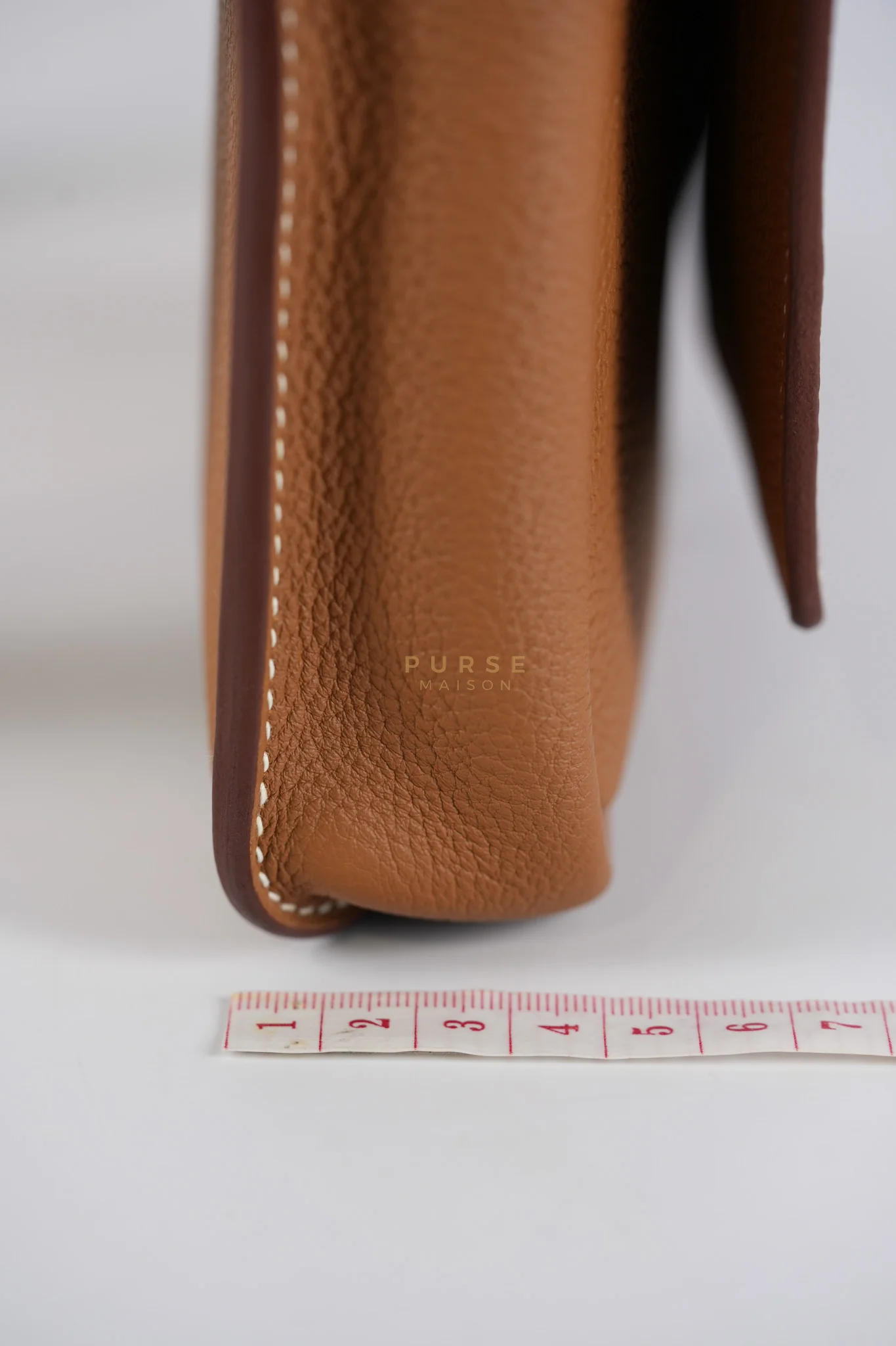 Hermes Steve Light Junior in Gold Togo Leather and Palladium Hardware Stamp Z (2021) - Image 29