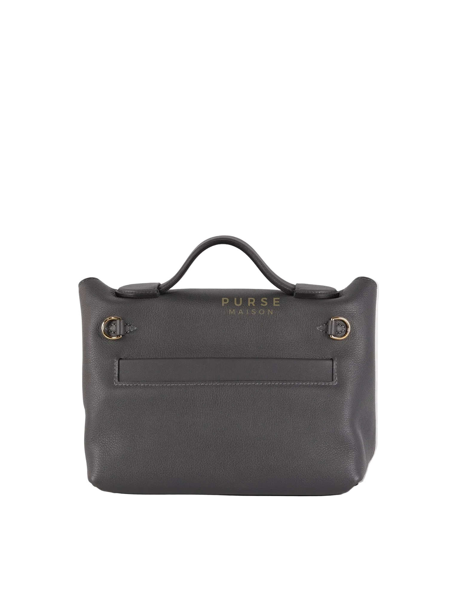 Hermes 24/24 Ardoise Bi-color 21 Evercolor/Swift Double Leather and Gold Hardware Stamp K (2025) - Image 4