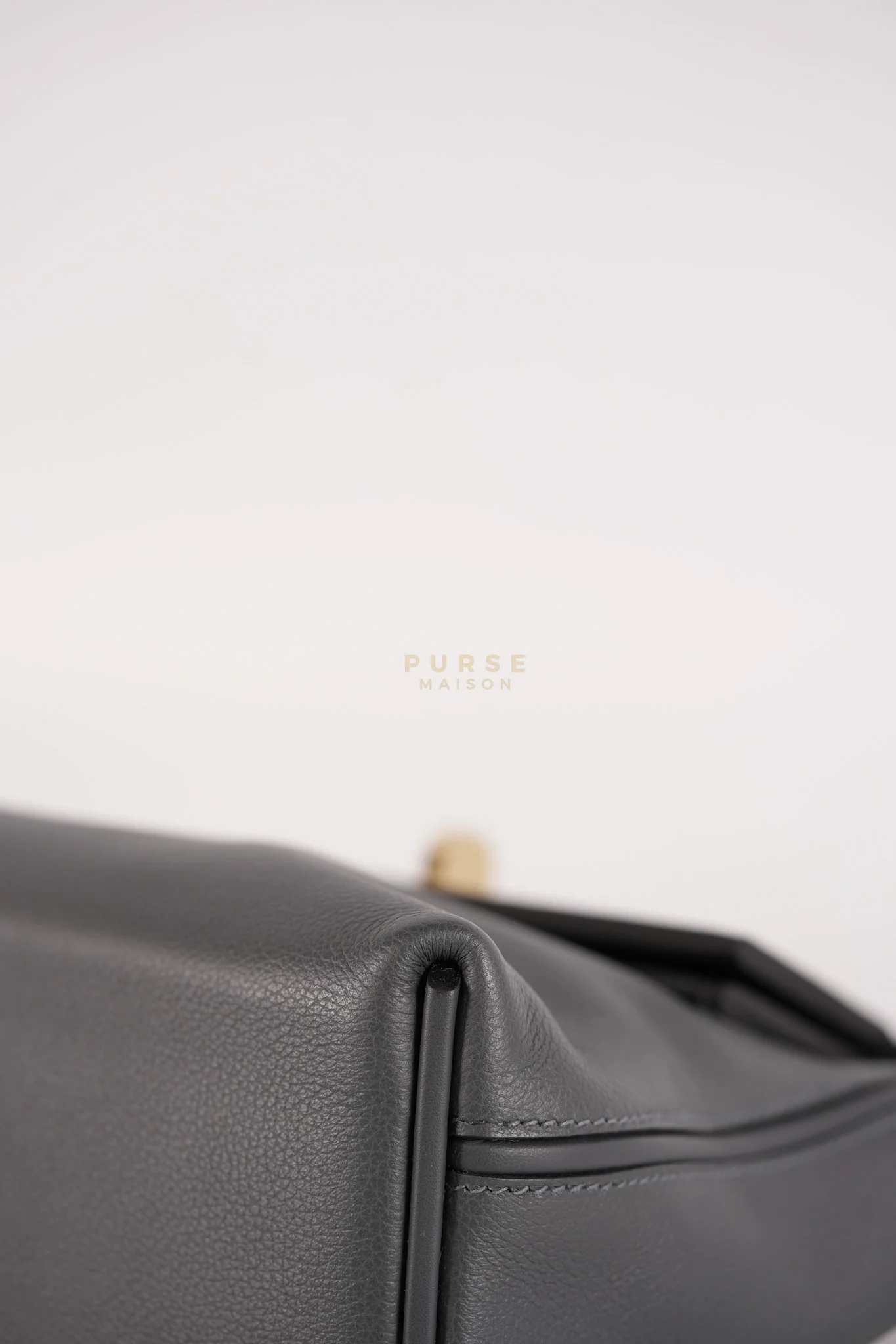 Hermes 24/24 Ardoise Bi-color 21 Evercolor/Swift Double Leather and Gold Hardware Stamp K (2025) - Image 9