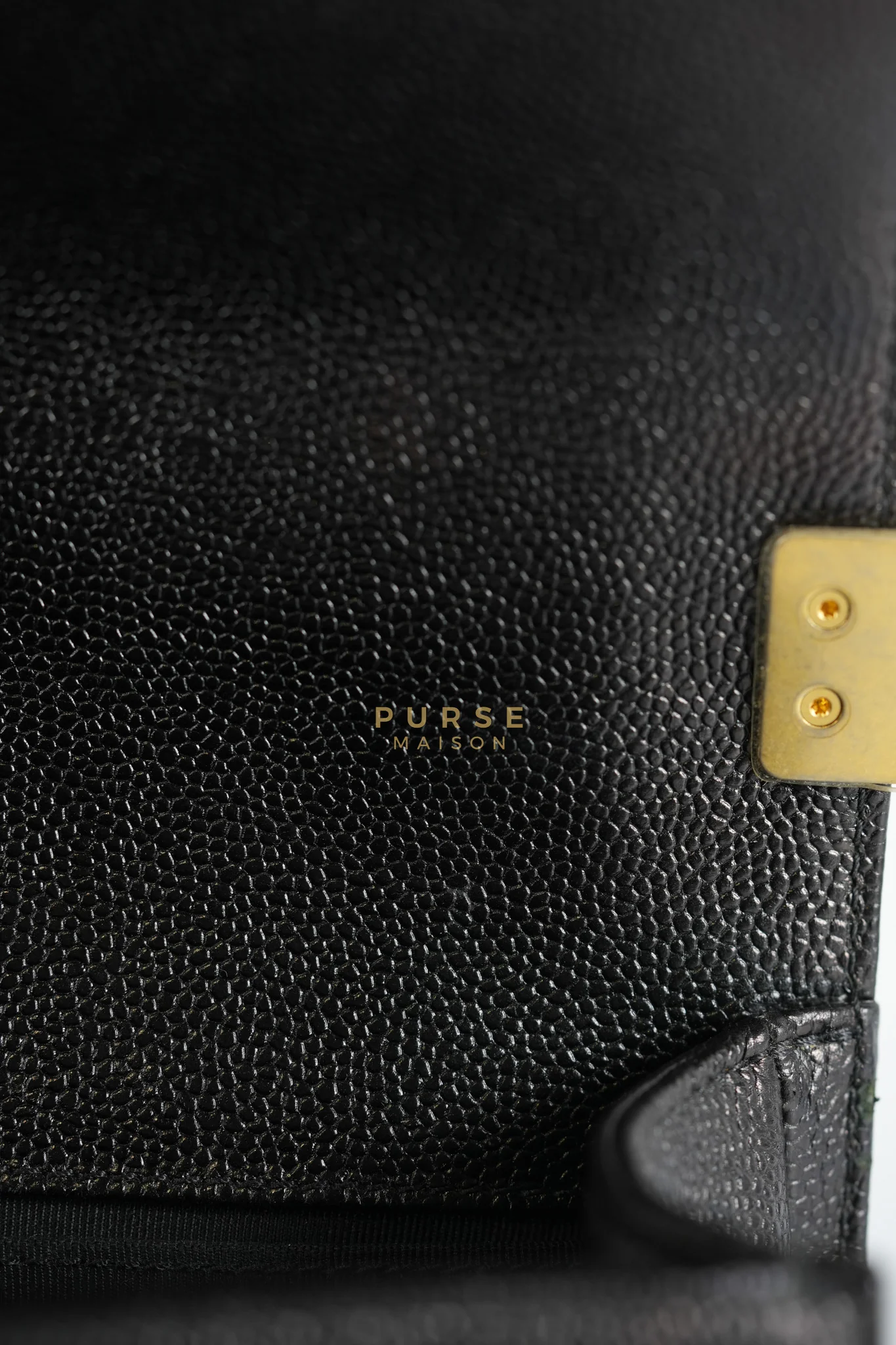 Chanel Boy Small Chevron in Black Caviar Leather and Aged Gold Hardware Series 24 - Image 21