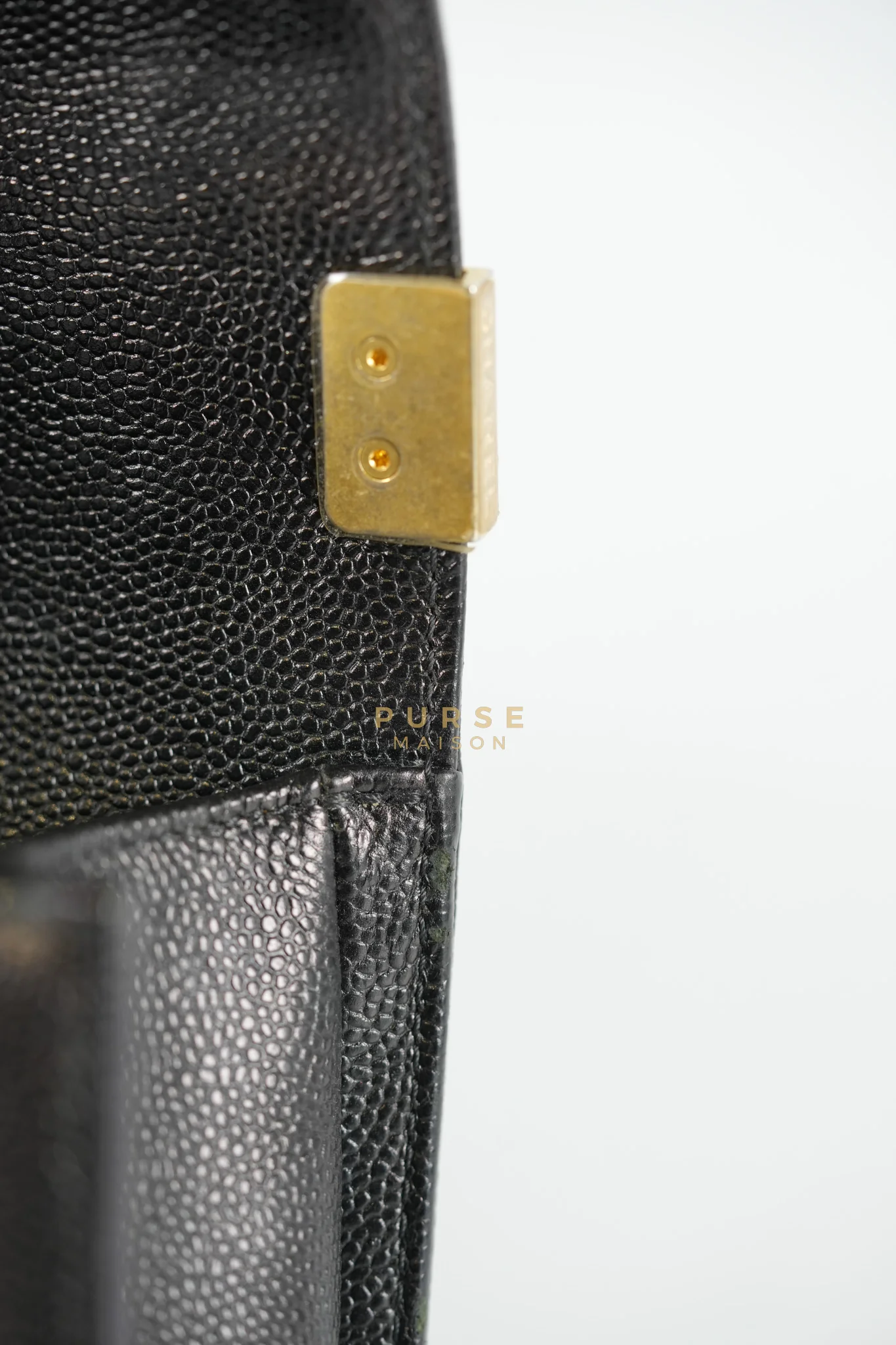 Chanel Boy Small Chevron in Black Caviar Leather and Aged Gold Hardware Series 24 - Image 22
