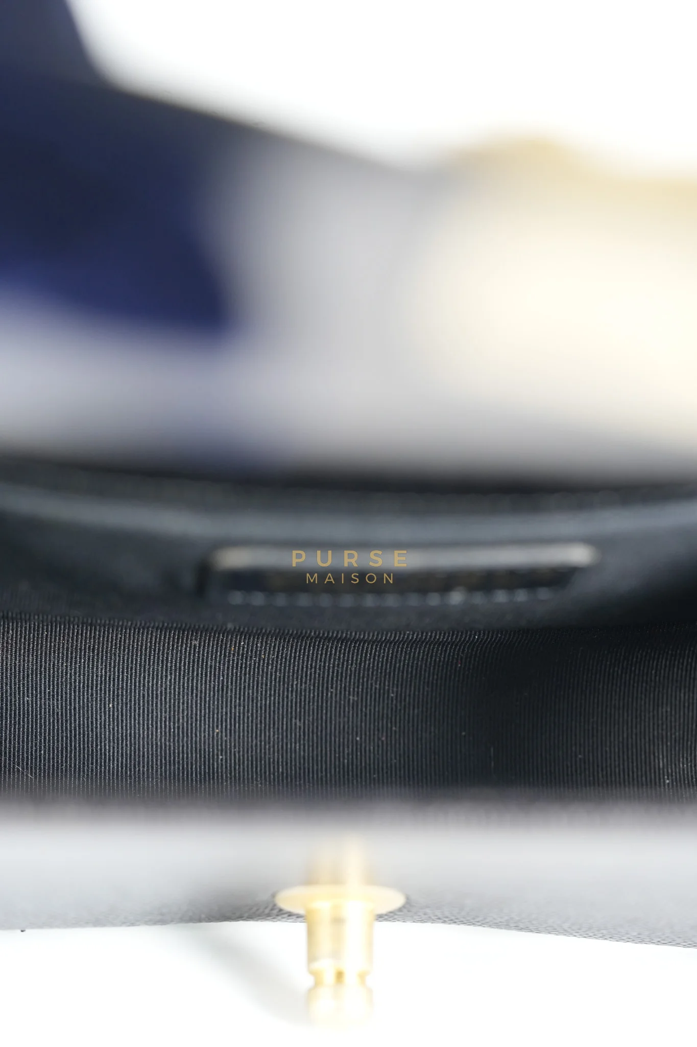 Chanel Boy Small Chevron in Black Caviar Leather and Aged Gold Hardware Series 24 - Image 23
