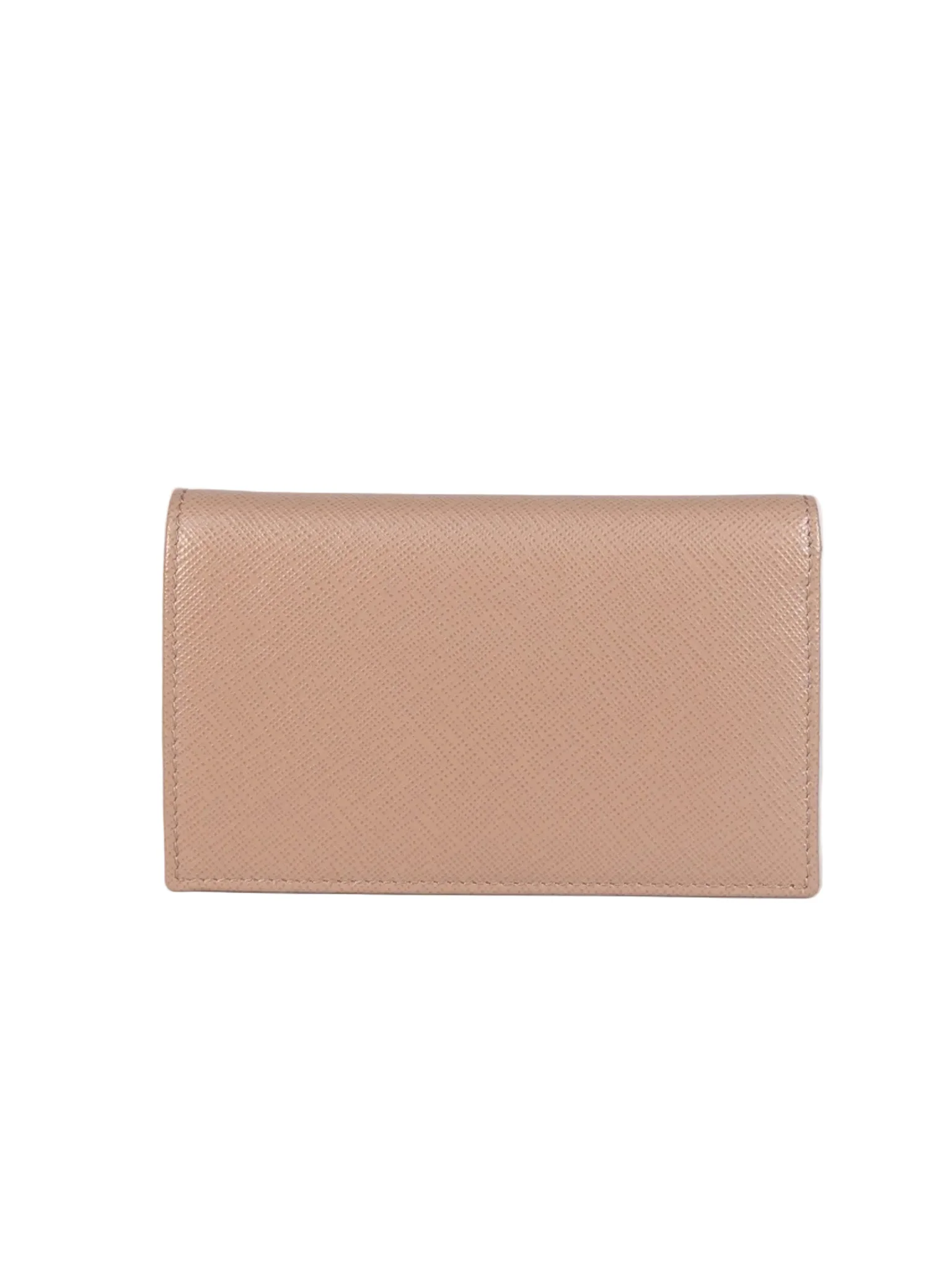 Prada 1MV020 Card Holder in Cipria/Beige Saffiano Leather - Image 4