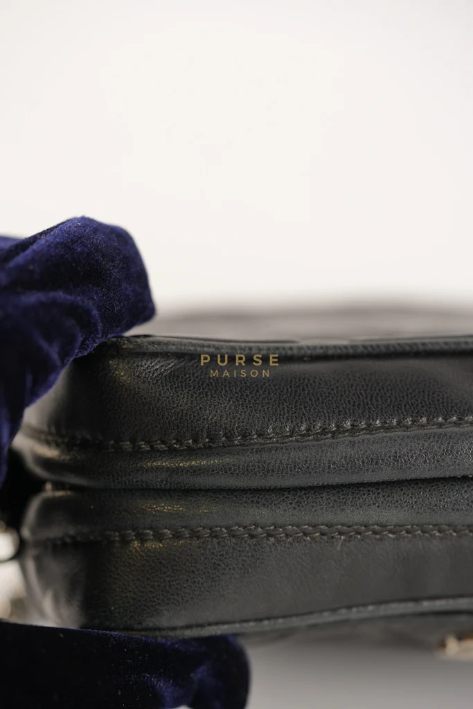 Chanel Square Camera Bag Vintage Quilted Lambskin Leather and Silver Hardware Series 4 - Image 39