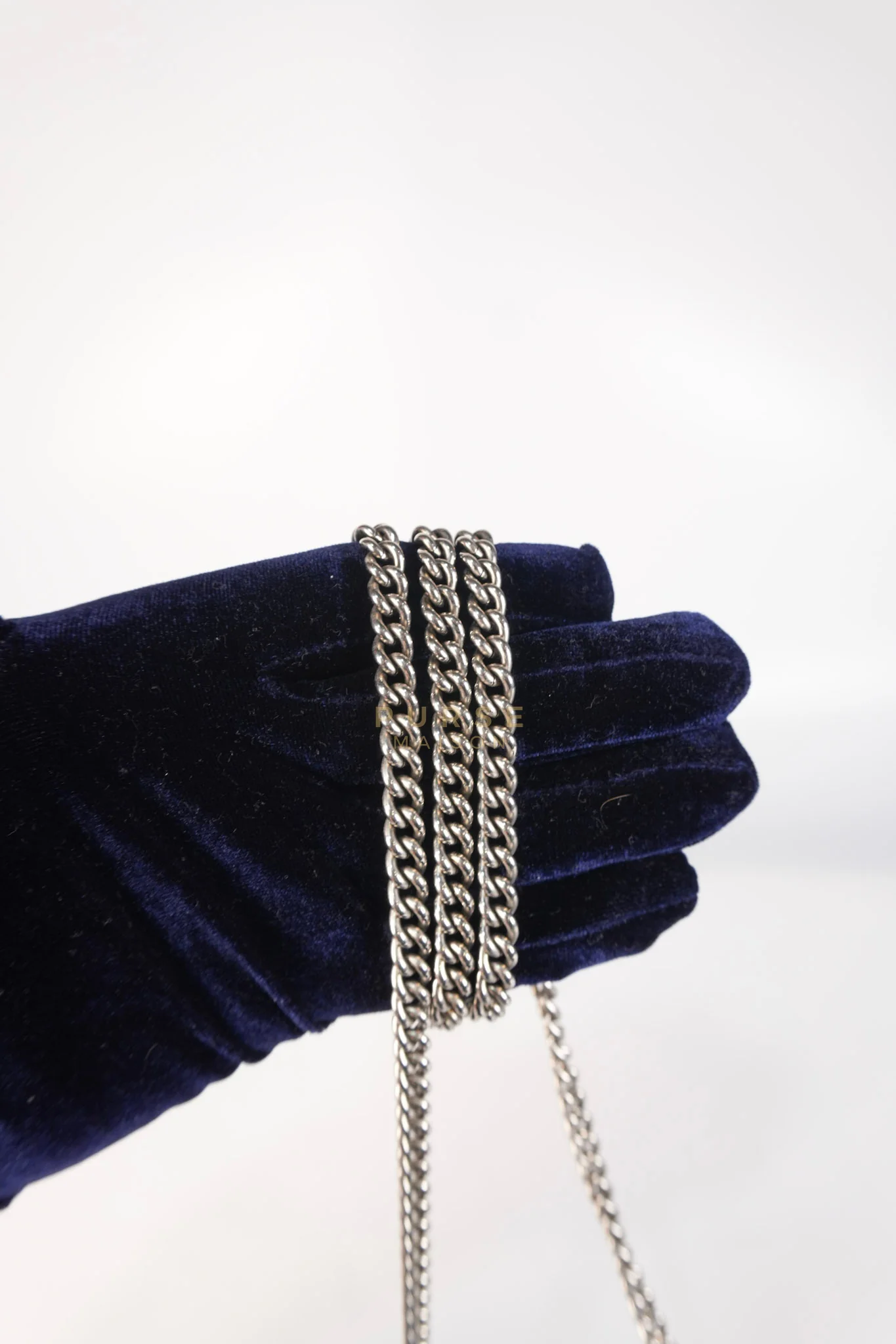 Gucci Super Mini Dionysus Blue Velvet Suede Leather Chain Bag - Image 25