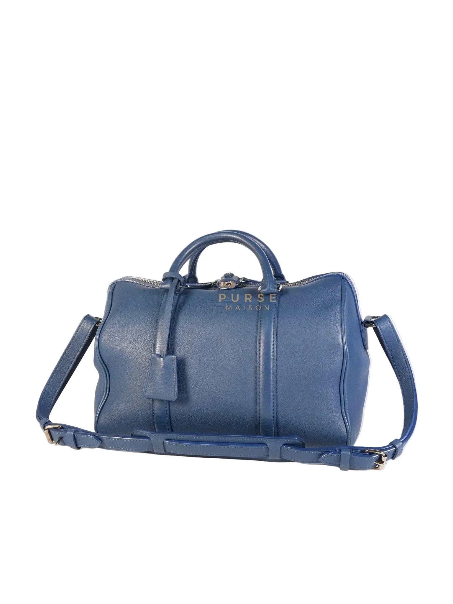 Louis Vuitton Speedy Sofia Coppola PM in Blue Ocean Calfskin Leather Crossbody Bag (Date Code: TR1143) - Image 3