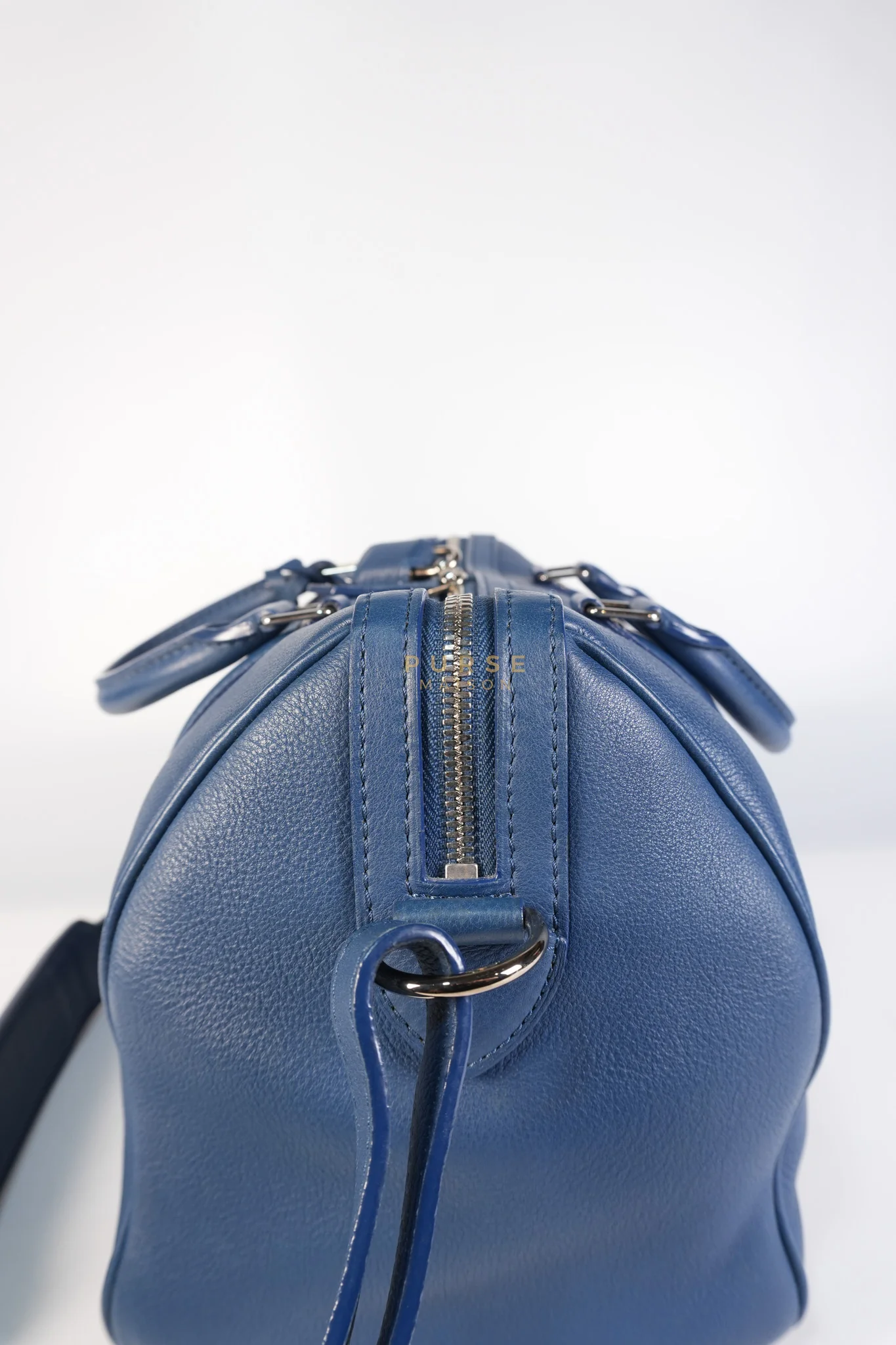 Louis Vuitton Speedy Sofia Coppola PM in Blue Ocean Calfskin Leather Crossbody Bag (Date Code: TR1143) - Image 32