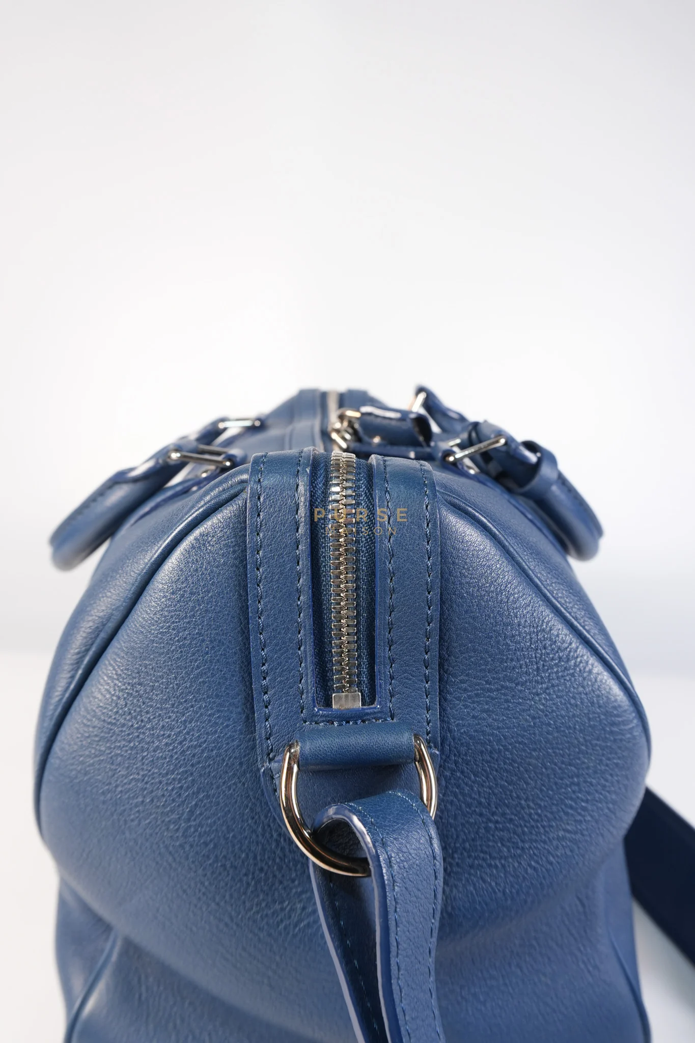 Louis Vuitton Speedy Sofia Coppola PM in Blue Ocean Calfskin Leather Crossbody Bag (Date Code: TR1143) - Image 33