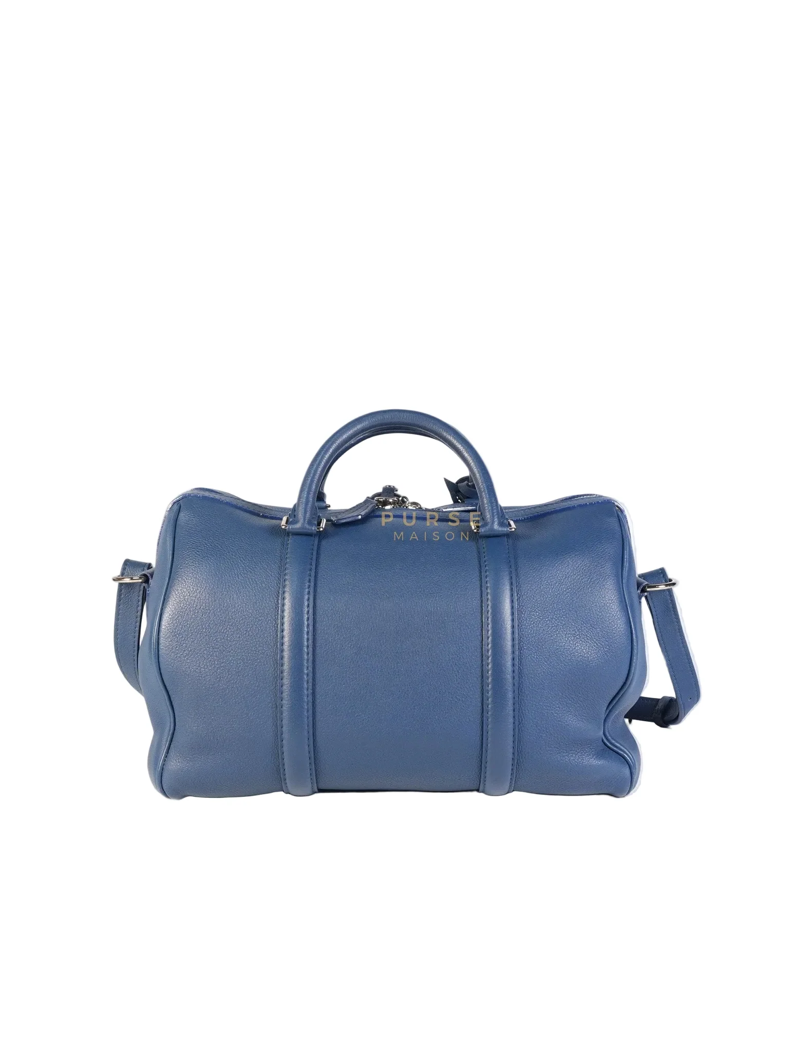 Louis Vuitton Speedy Sofia Coppola PM in Blue Ocean Calfskin Leather Crossbody Bag (Date Code: TR1143) - Image 4