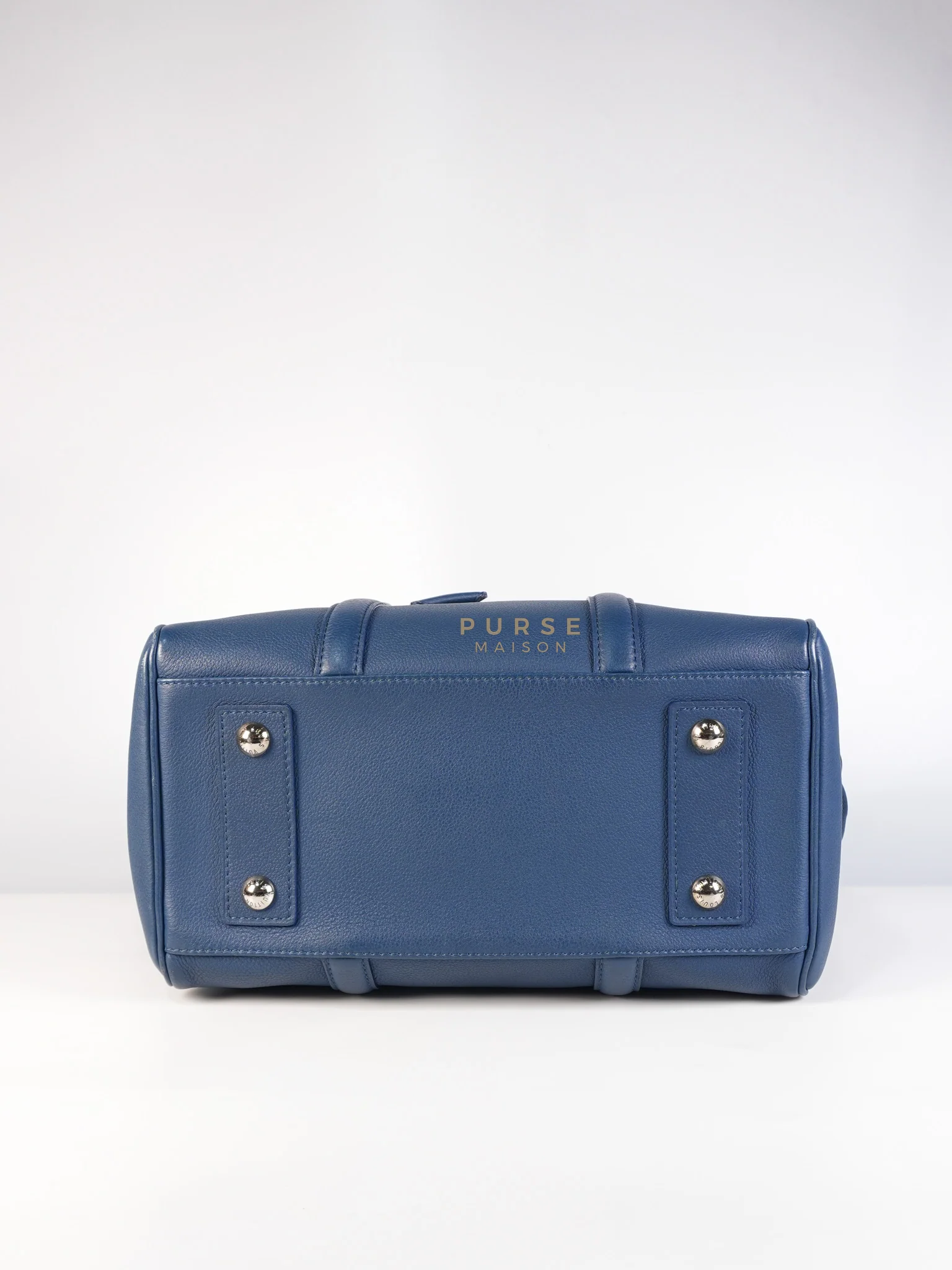 Louis Vuitton Speedy Sofia Coppola PM in Blue Ocean Calfskin Leather Crossbody Bag (Date Code: TR1143) - Image 7