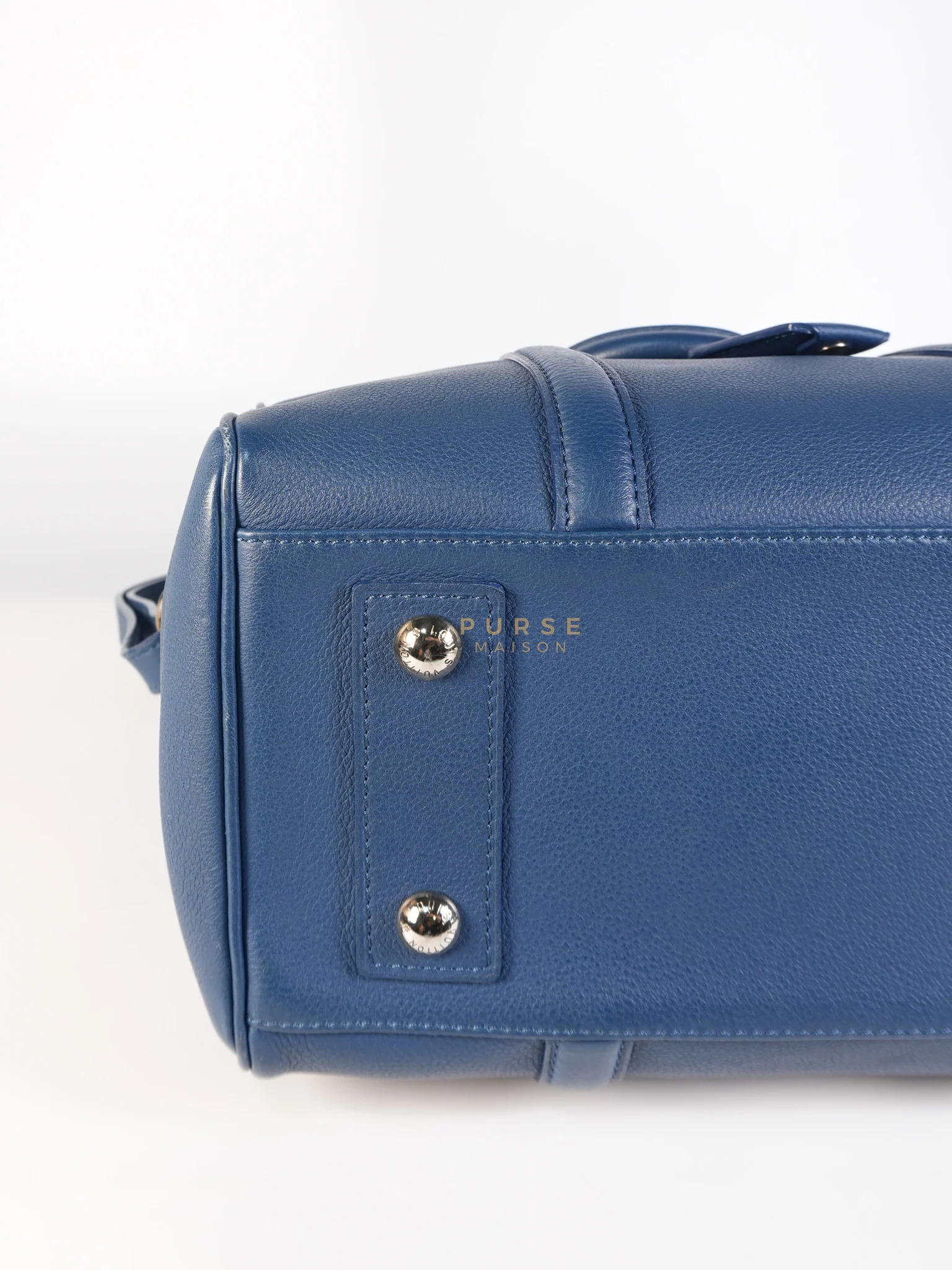 Louis Vuitton Speedy Sofia Coppola PM in Blue Ocean Calfskin Leather Crossbody Bag (Date Code: TR1143) - Image 9