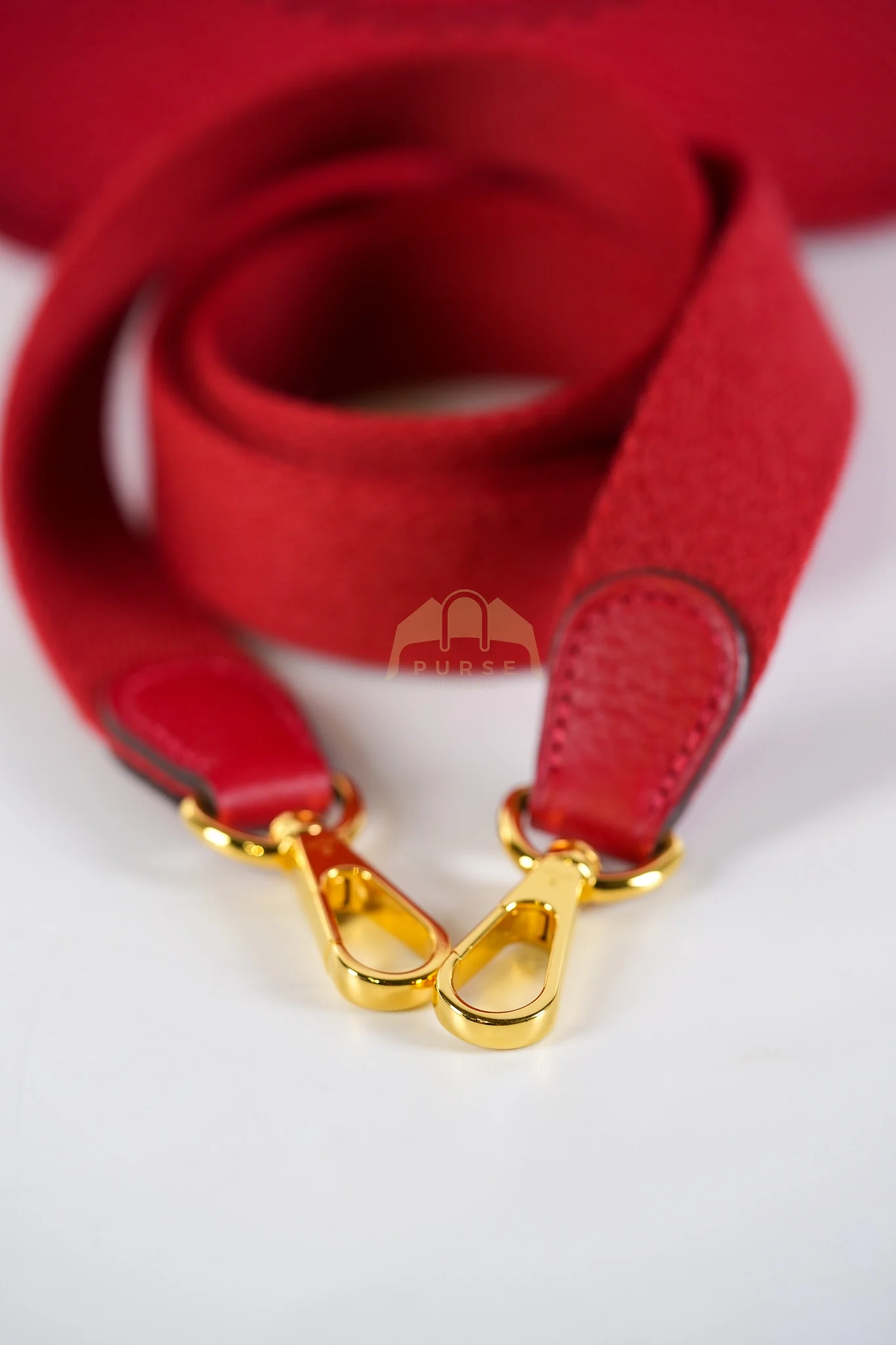 Hermes Evelyne TPM Red in Clemence Leather and Gold Hardware Stamp C (2018) - Image 22