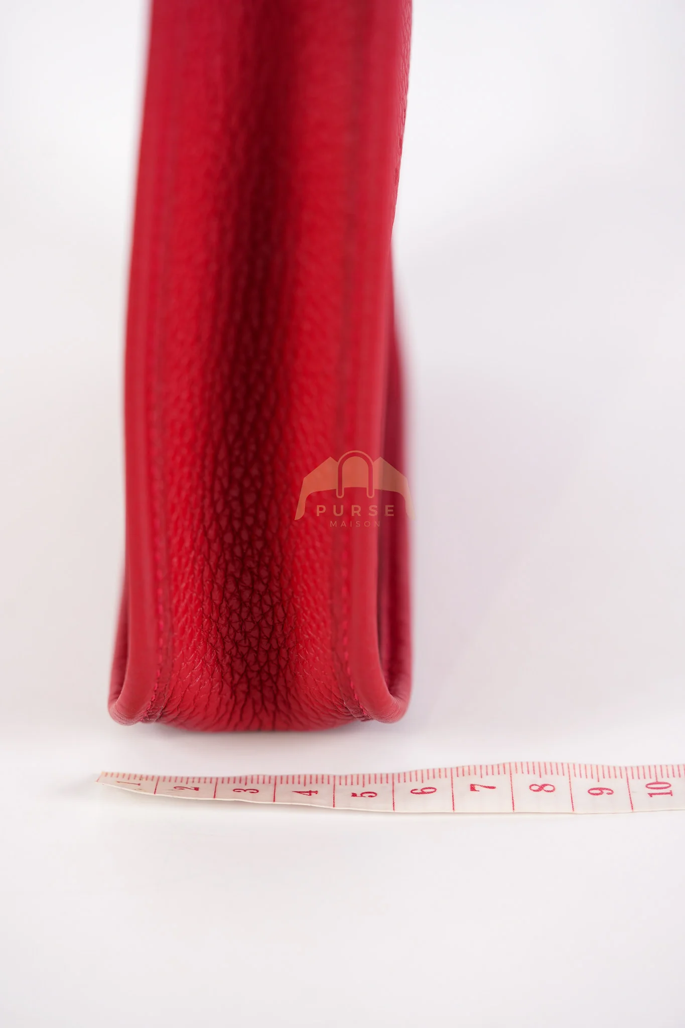 Hermes Evelyne TPM Red in Clemence Leather and Gold Hardware Stamp C (2018) - Image 28