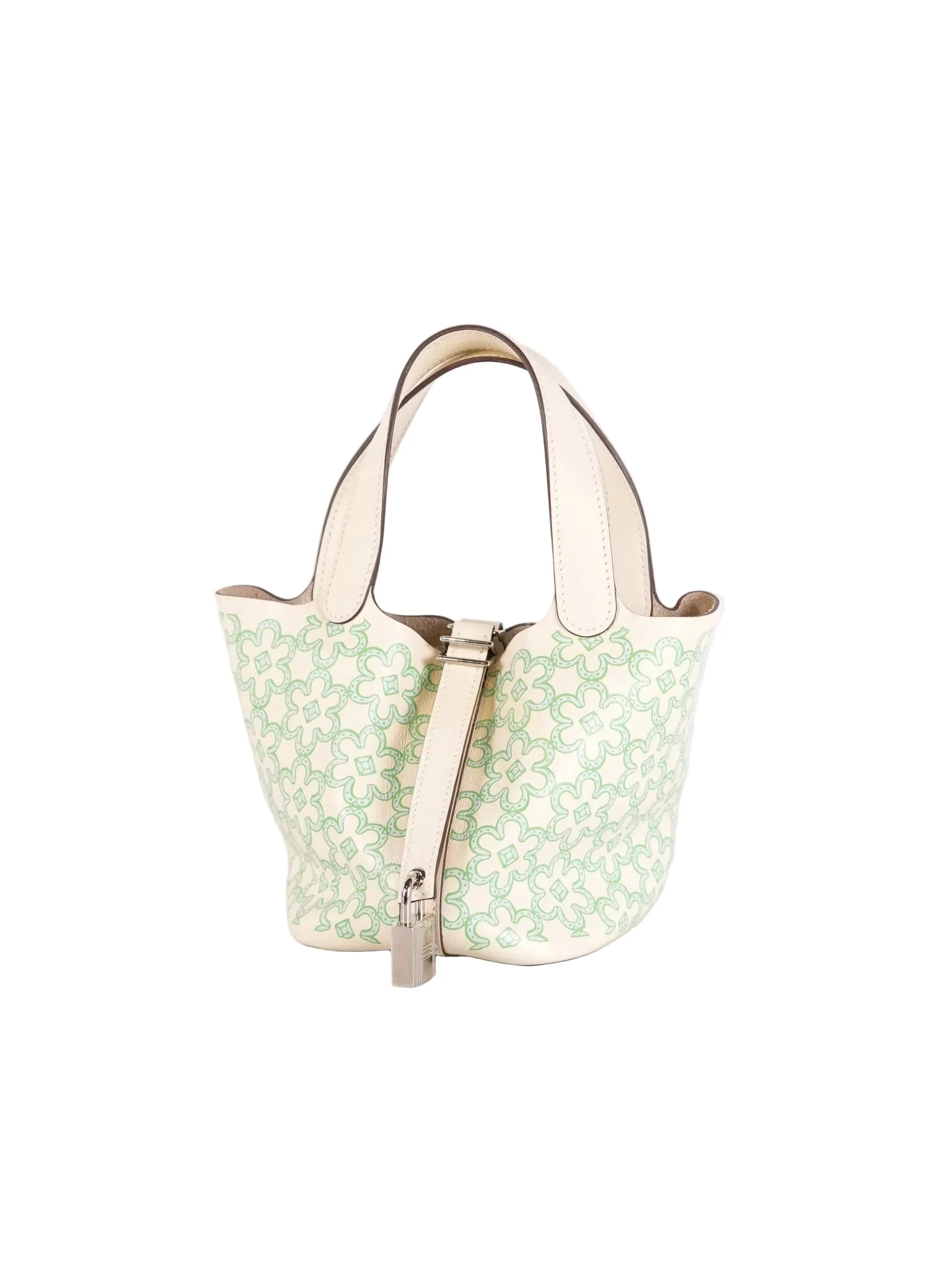 Hermes Picotin Micro Lucky Daisy in Nata Swift Leather Stamp U (2022) - Image 3