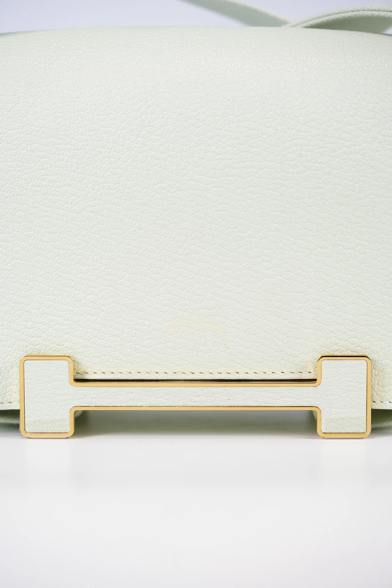 Hermes Geta Vert Fizz in Chevre Mysore Leather and Gold Hardware Stamp B (2023) - Image 13