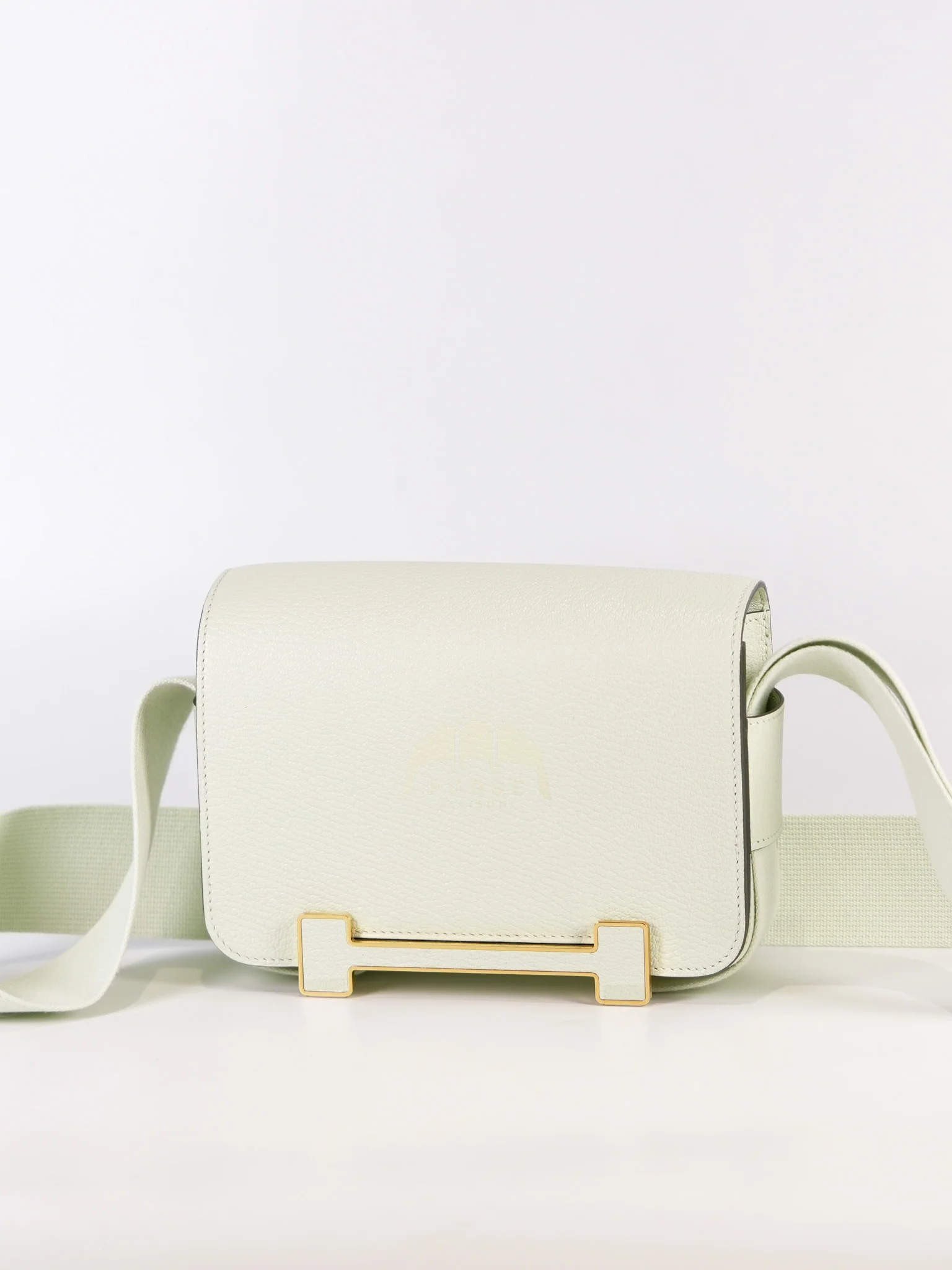 Hermes Geta Vert Fizz in Chevre Mysore Leather and Gold Hardware Stamp B (2023) - Image 3