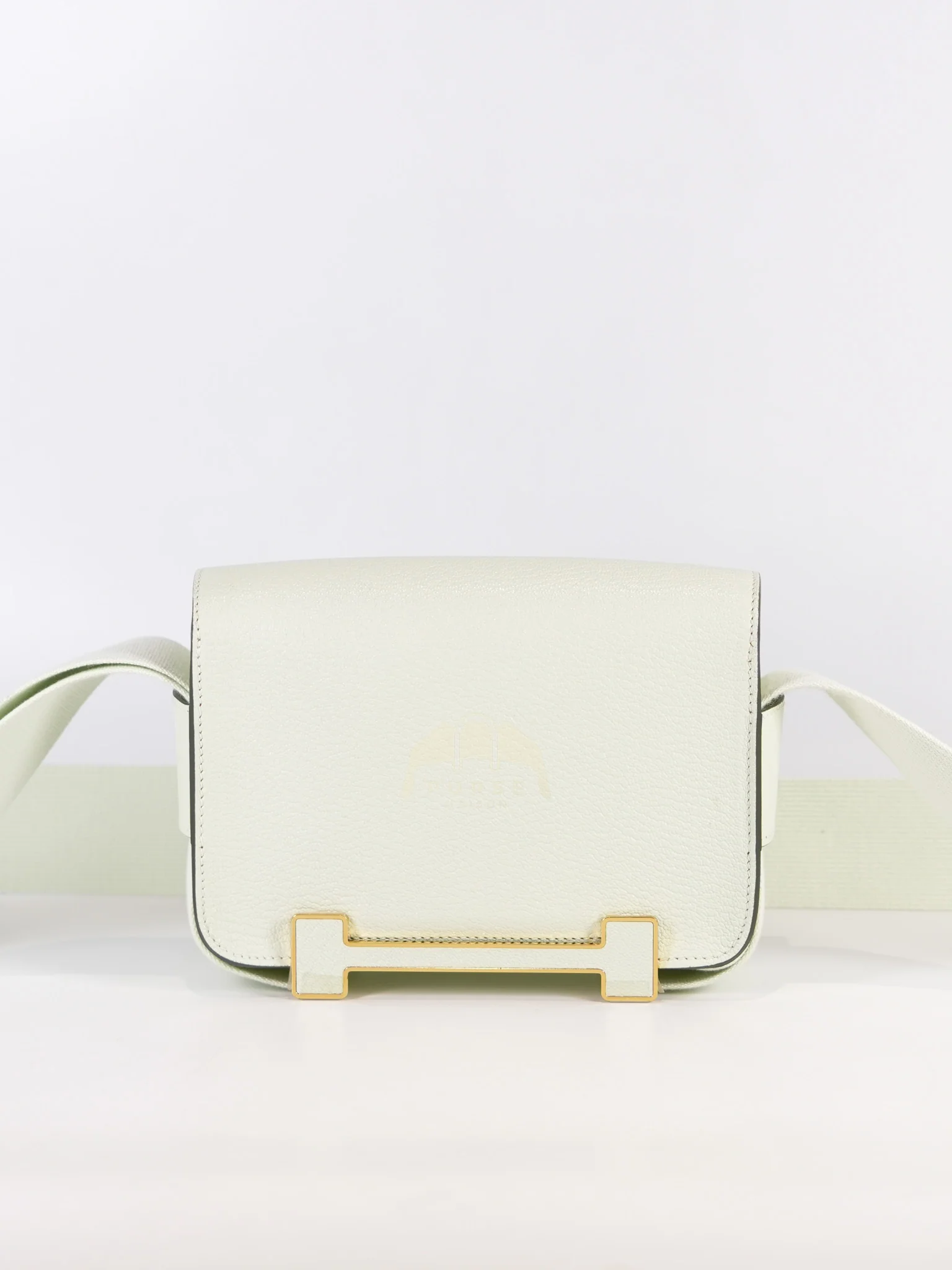 Hermes Geta Vert Fizz in Chevre Mysore Leather and Gold Hardware Stamp B (2023) - Image 4