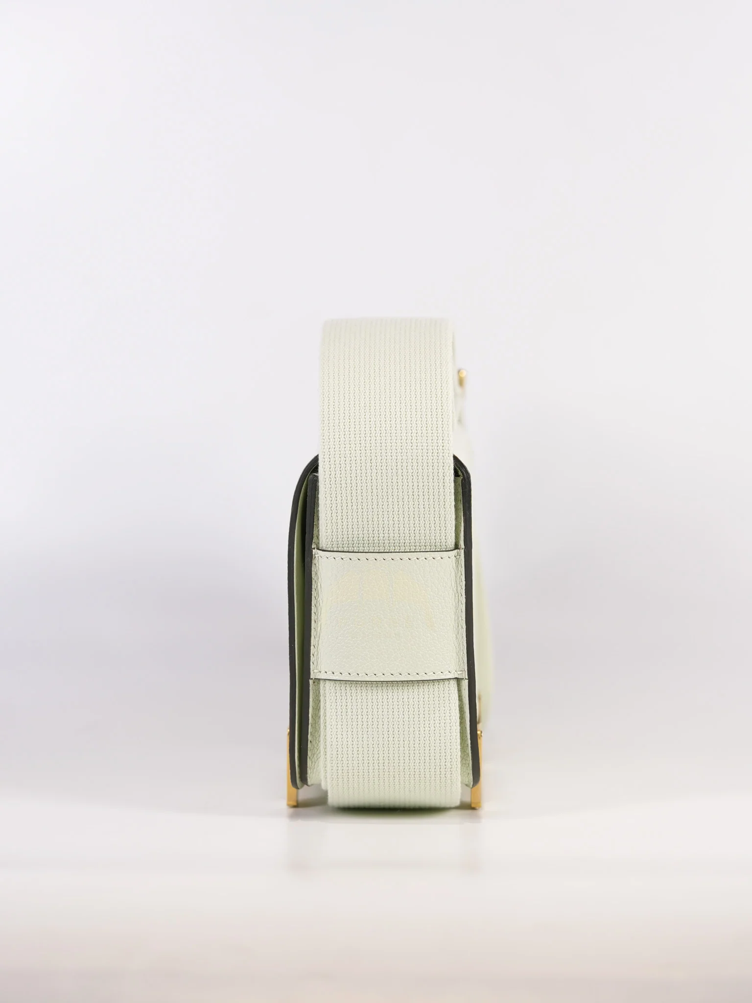 Hermes Geta Vert Fizz in Chevre Mysore Leather and Gold Hardware Stamp B (2023) - Image 5