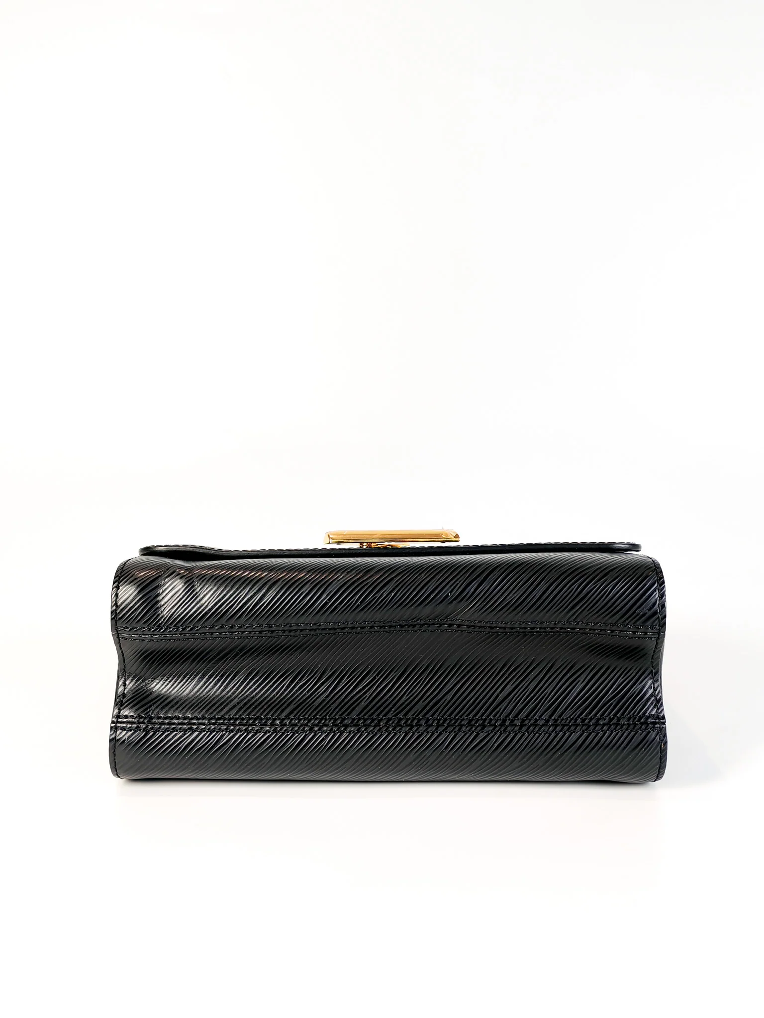 Louis Vuitton Twist Lock MM in Black Epi Leather Gold Hardware (Microchip) - Image 7