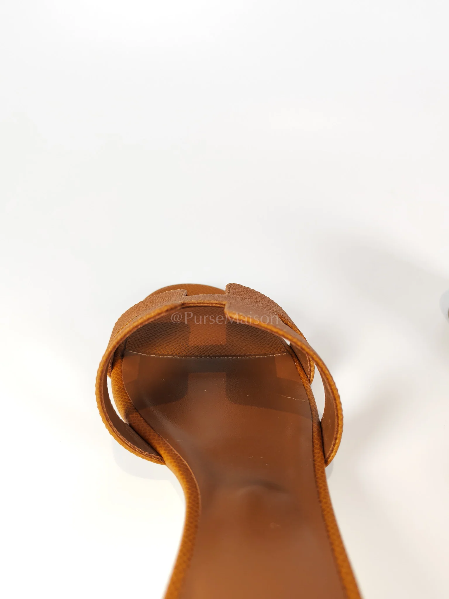 Hermes Oasis Gold in Epsom Leather Size 37.5 EU (24.5CM) - Image 9