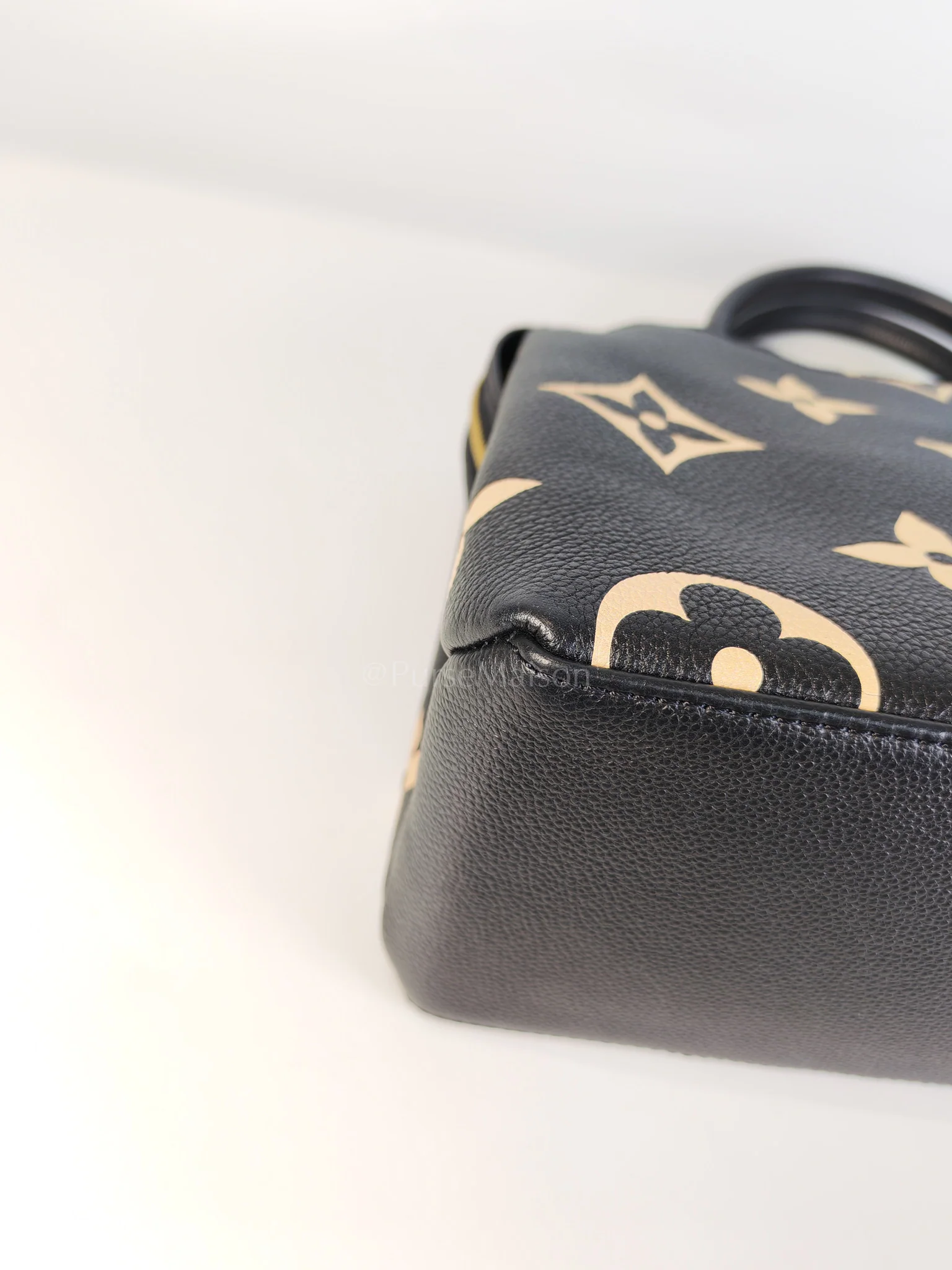 Louis Vuitton Petit Palais PM in Monogram Empreinte Bicolor Leather (Microchip) - Image 12