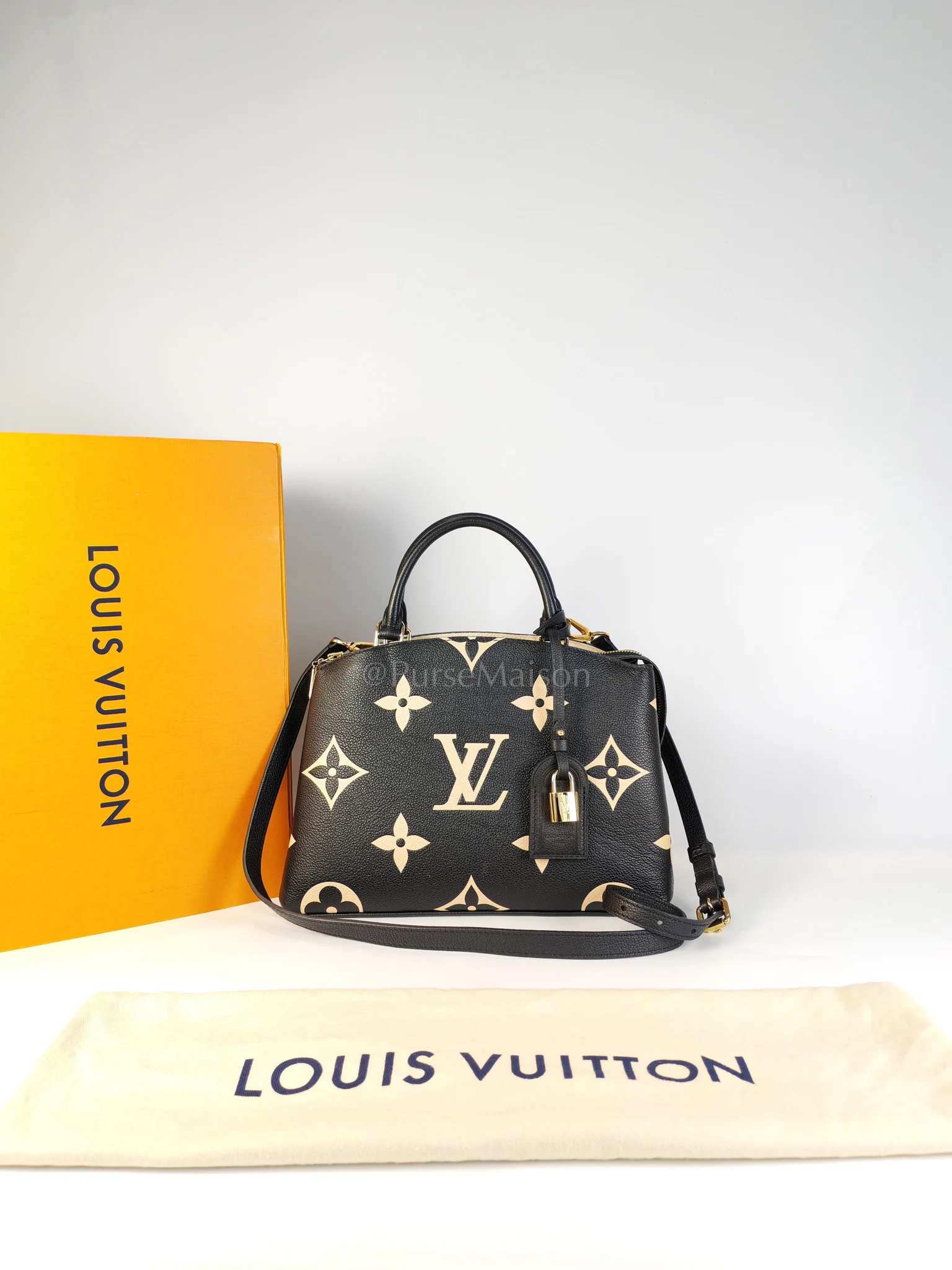 Louis Vuitton Petit Palais PM in Monogram Empreinte Bicolor Leather (Microchip) - Image 40