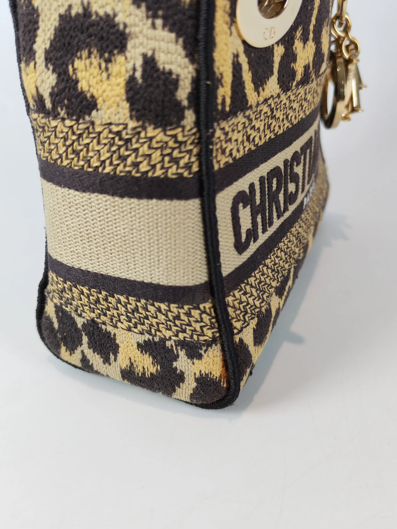 Christian Dior Lady D-lite Mini in Mizza Leopard Embroidered Canvas - Image 17