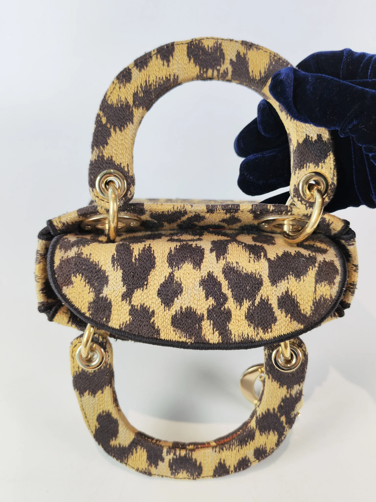Christian Dior Lady D-lite Mini in Mizza Leopard Embroidered Canvas - Image 19