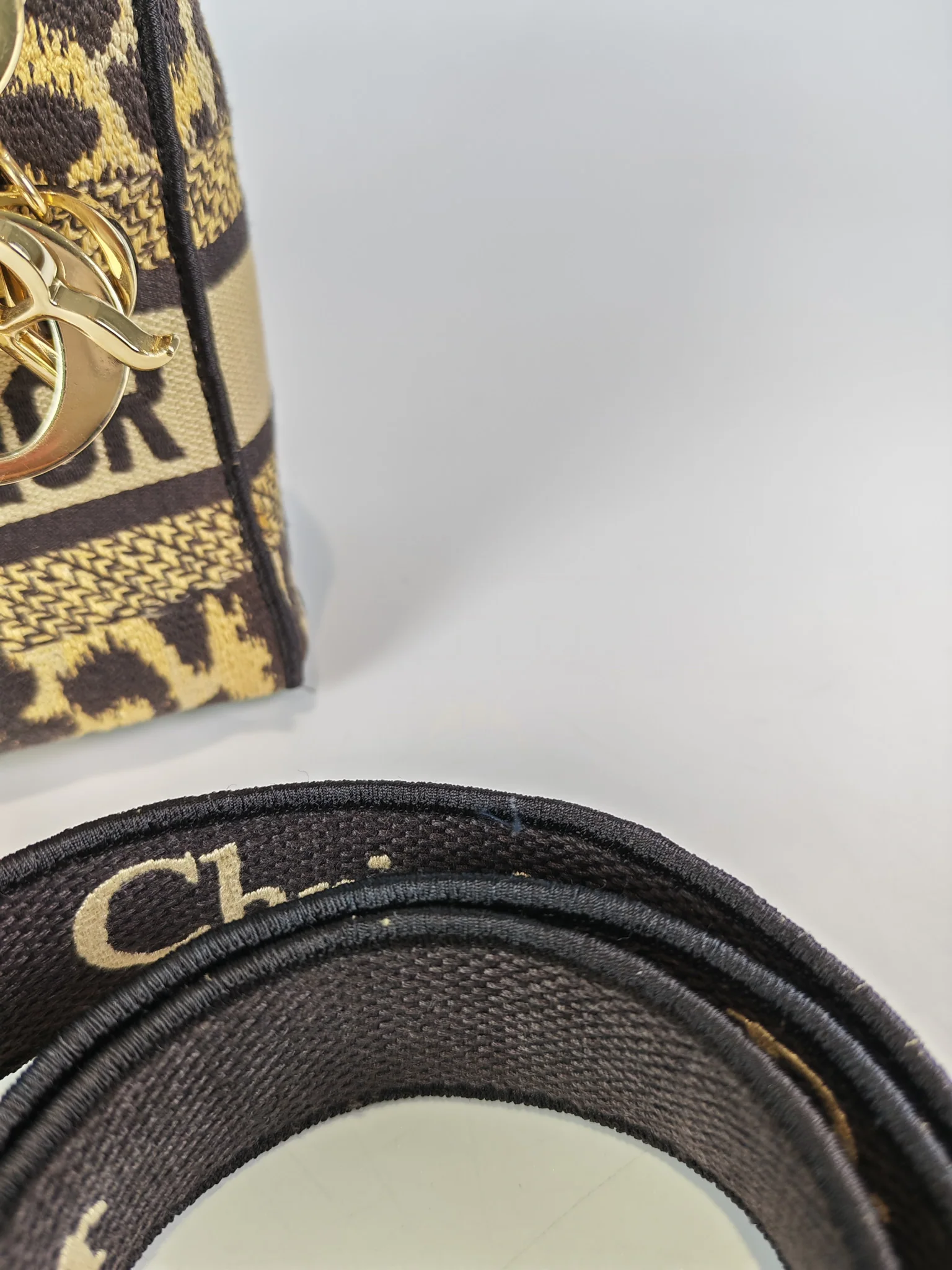 Christian Dior Lady D-lite Mini in Mizza Leopard Embroidered Canvas - Image 24