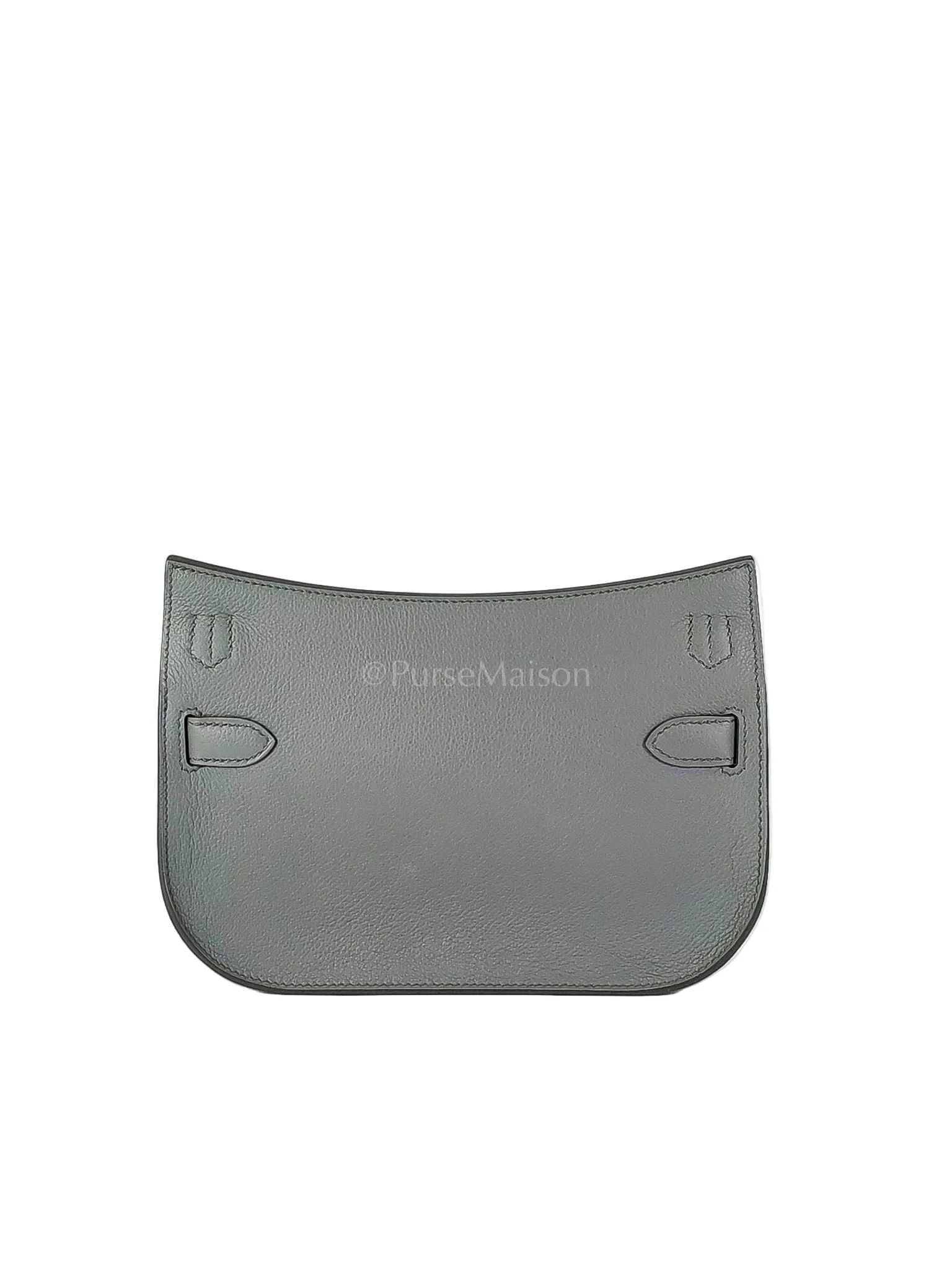 Hermes Mini Jypsiere Vert Amande in Evercolor Leather and Gold Hardware Stamp K (2025) - Image 4