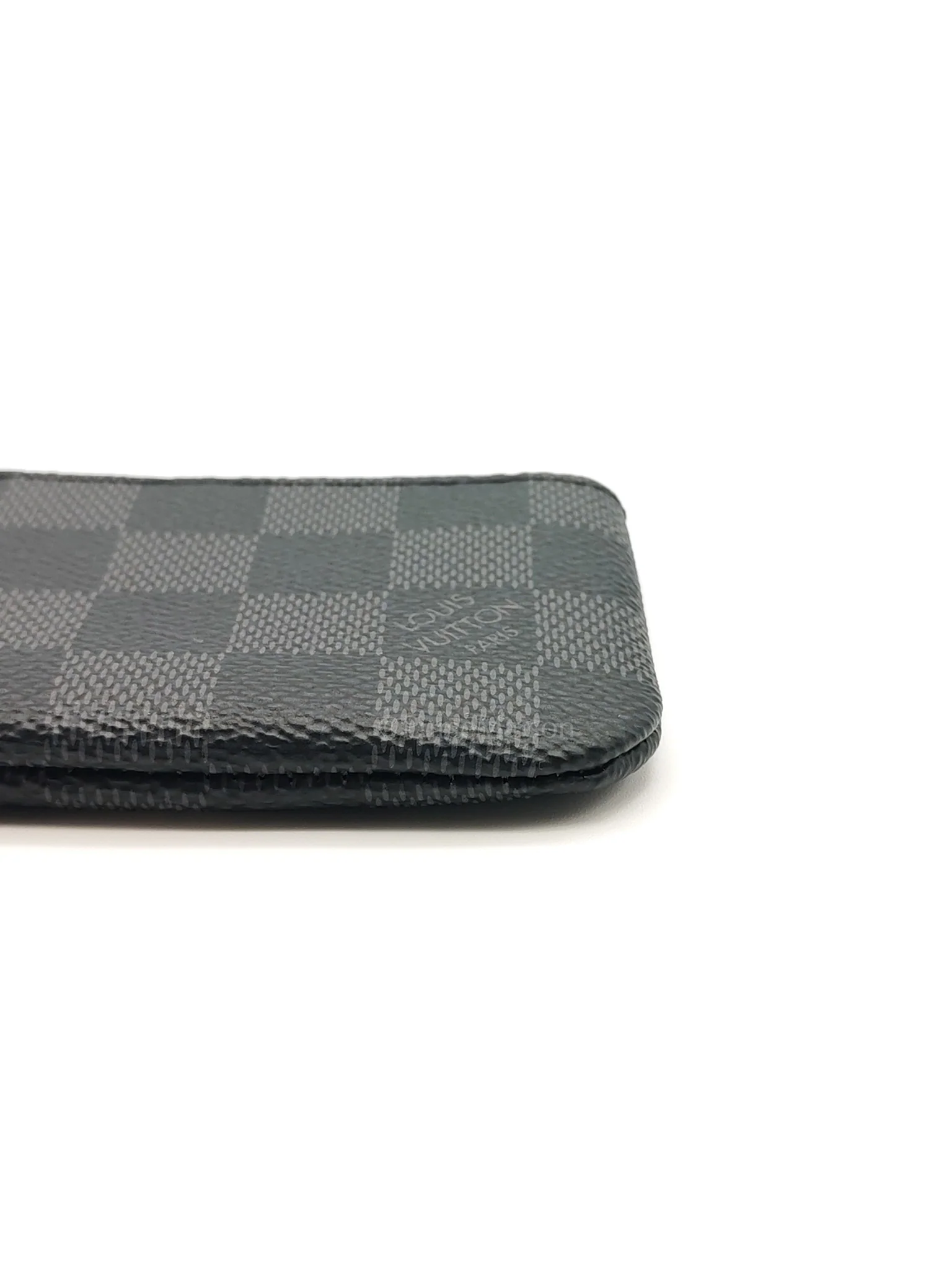 Louis Vuitton Pochette Key Cles  Pouch in Damier Graphite Canvas & Silver Hardware (Datecode: CT4205) - Image 11