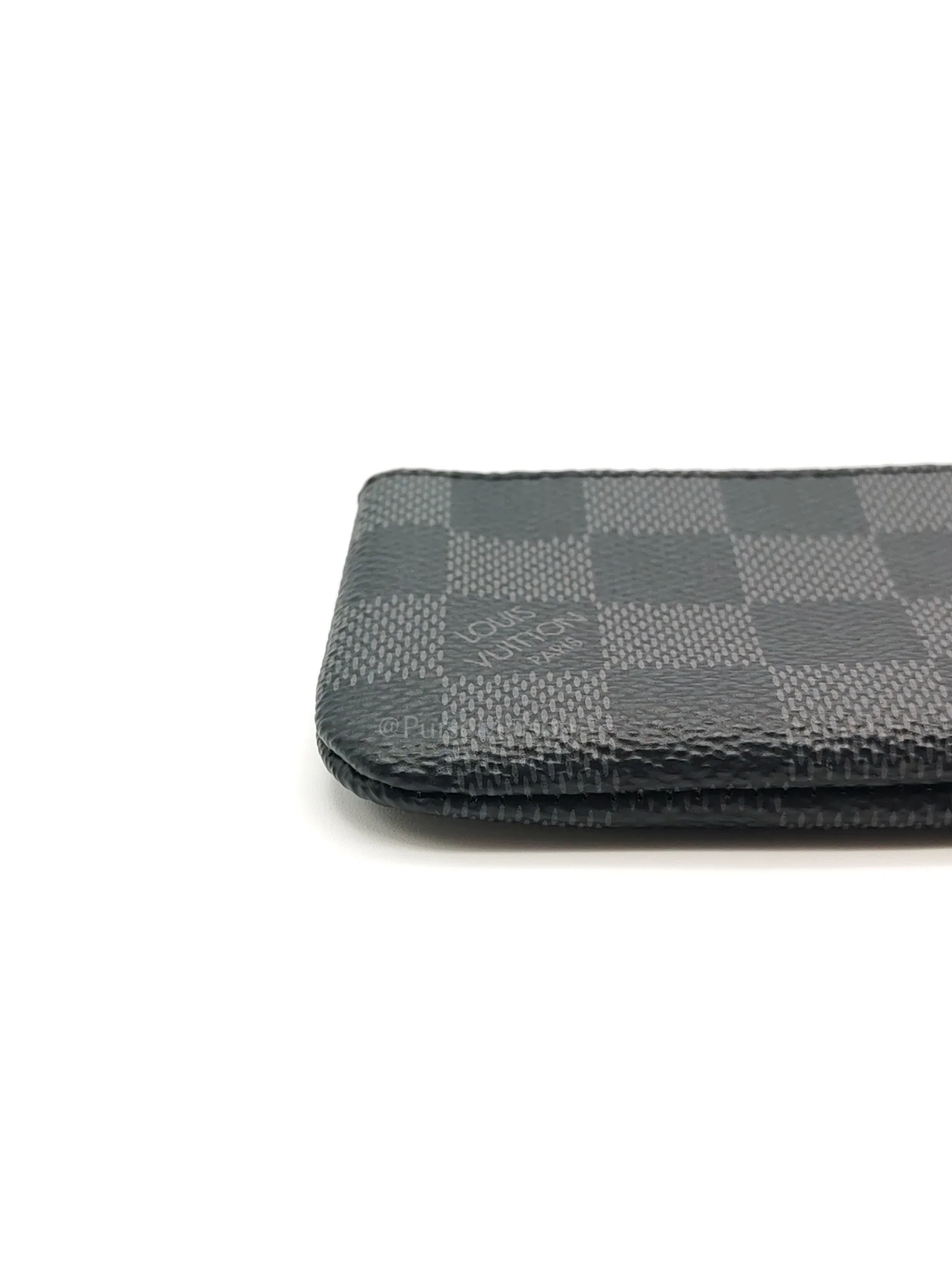 Louis Vuitton Pochette Key Cles  Pouch in Damier Graphite Canvas & Silver Hardware (Datecode: CT4205) - Image 12