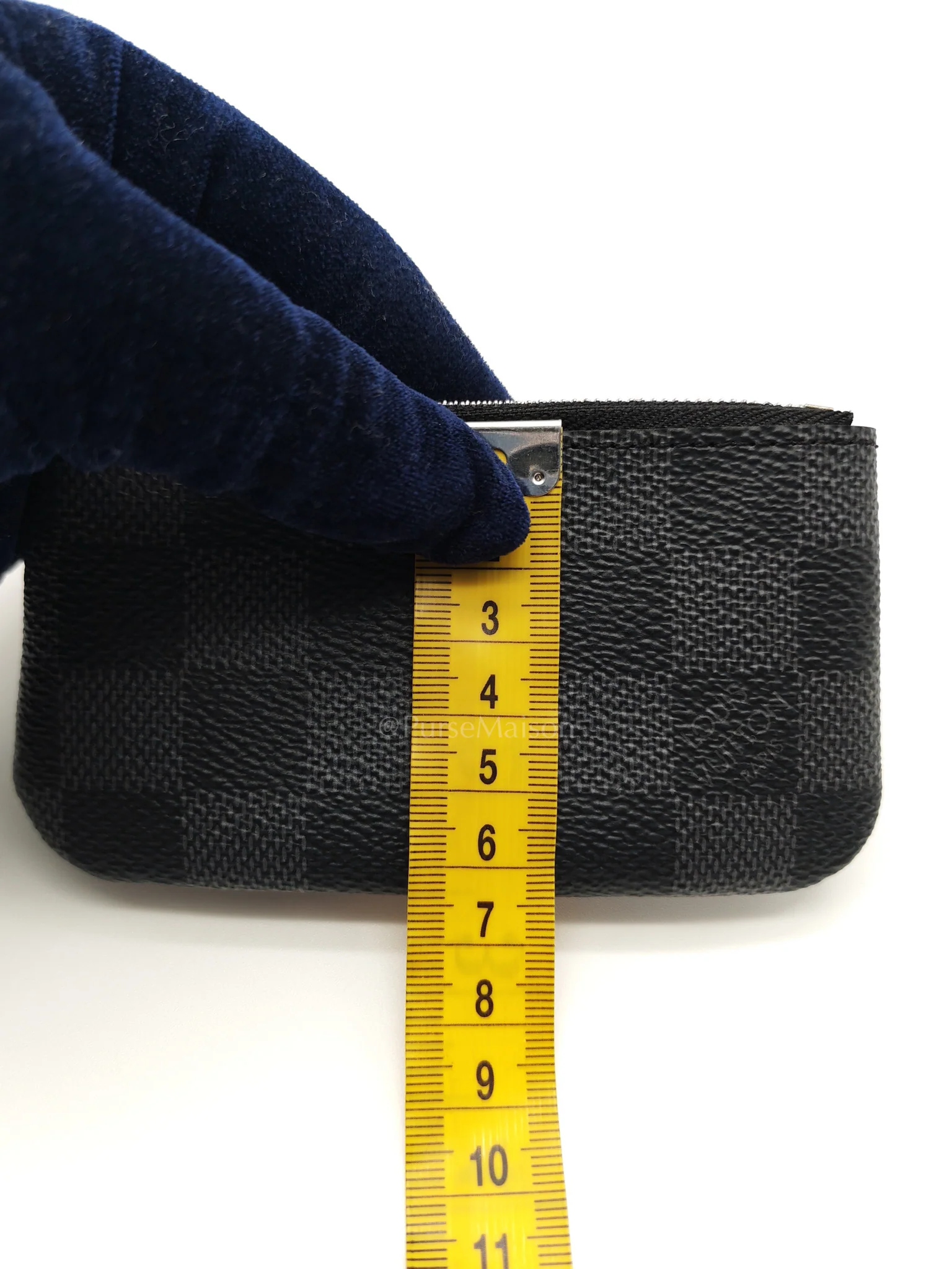Louis Vuitton Pochette Key Cles  Pouch in Damier Graphite Canvas & Silver Hardware (Datecode: CT4205) - Image 25