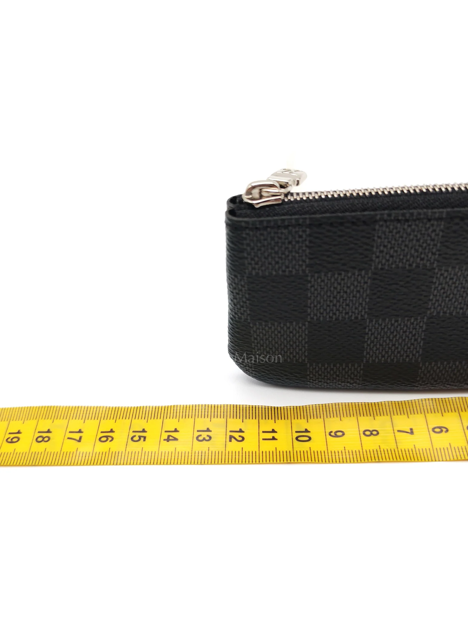 Louis Vuitton Pochette Key Cles  Pouch in Damier Graphite Canvas & Silver Hardware (Datecode: CT4205) - Image 26