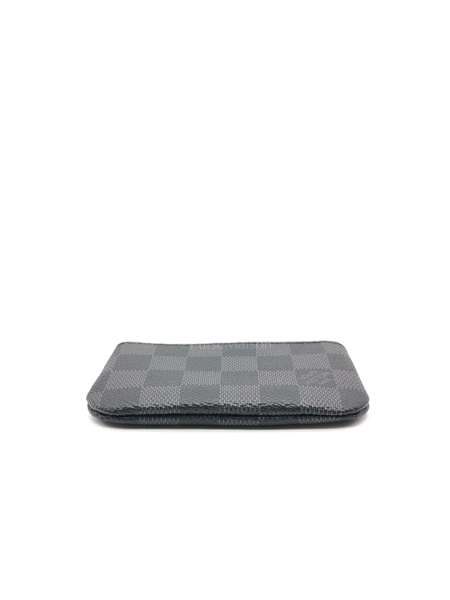 Louis Vuitton Pochette Key Cles  Pouch in Damier Graphite Canvas & Silver Hardware (Datecode: CT4205) - Image 7