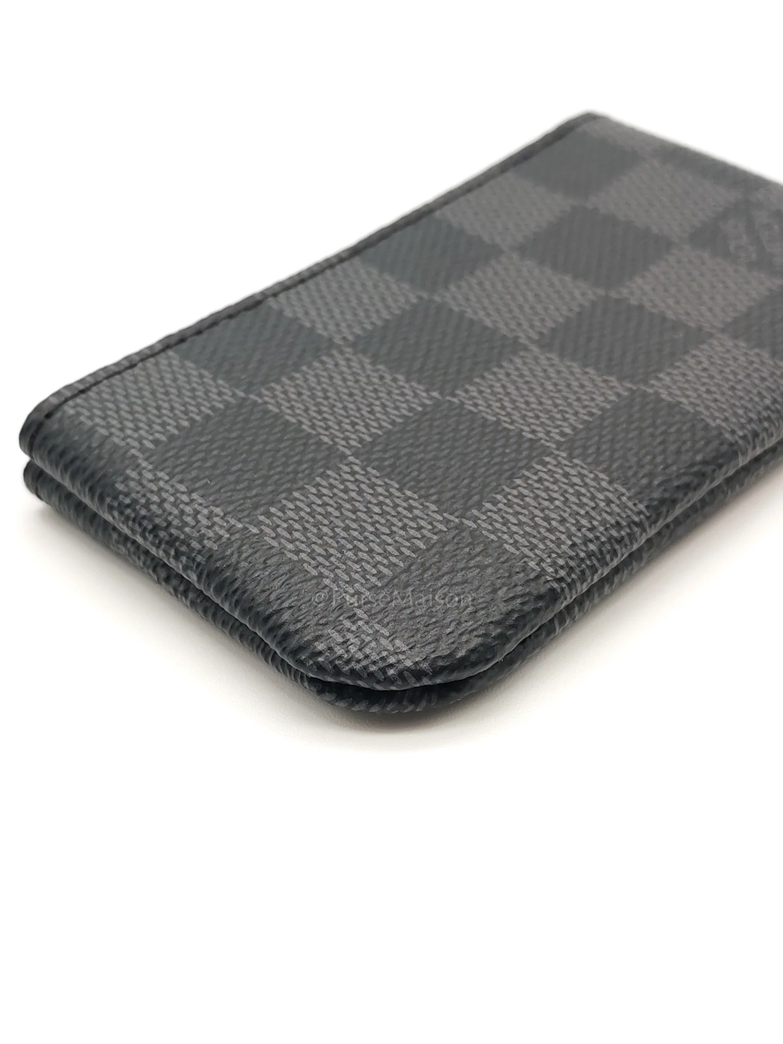 Louis Vuitton Pochette Key Cles  Pouch in Damier Graphite Canvas & Silver Hardware (Datecode: CT4205) - Image 9