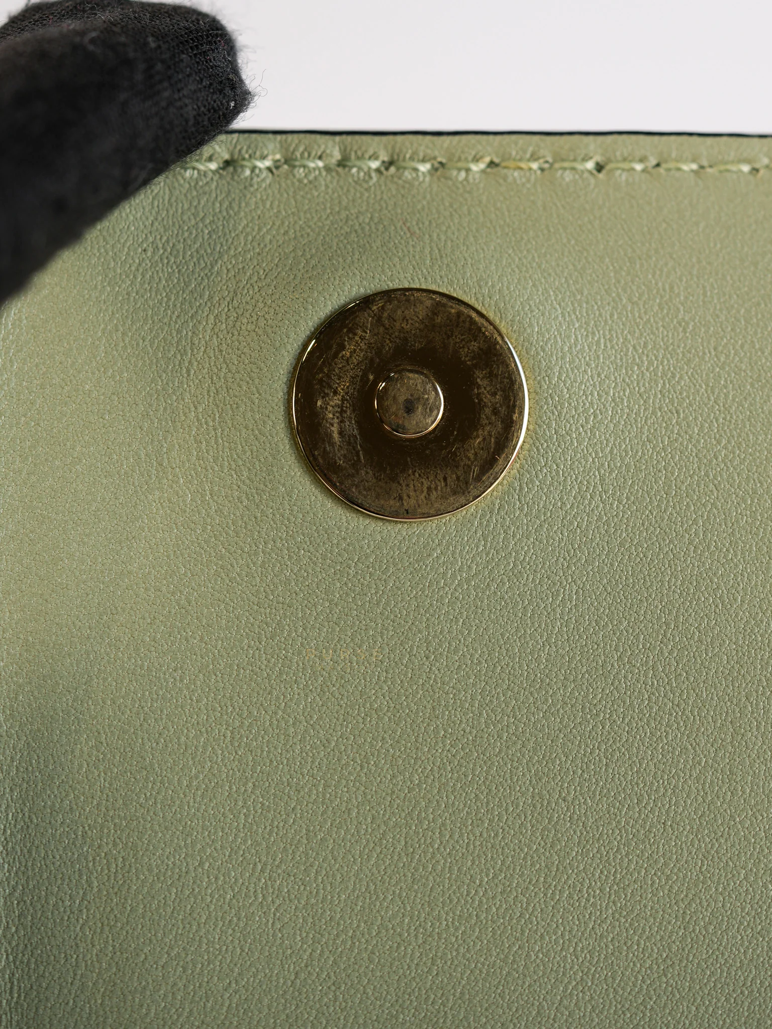 Valentino Vavavoom Rockstud Light Green Leather - Image 26